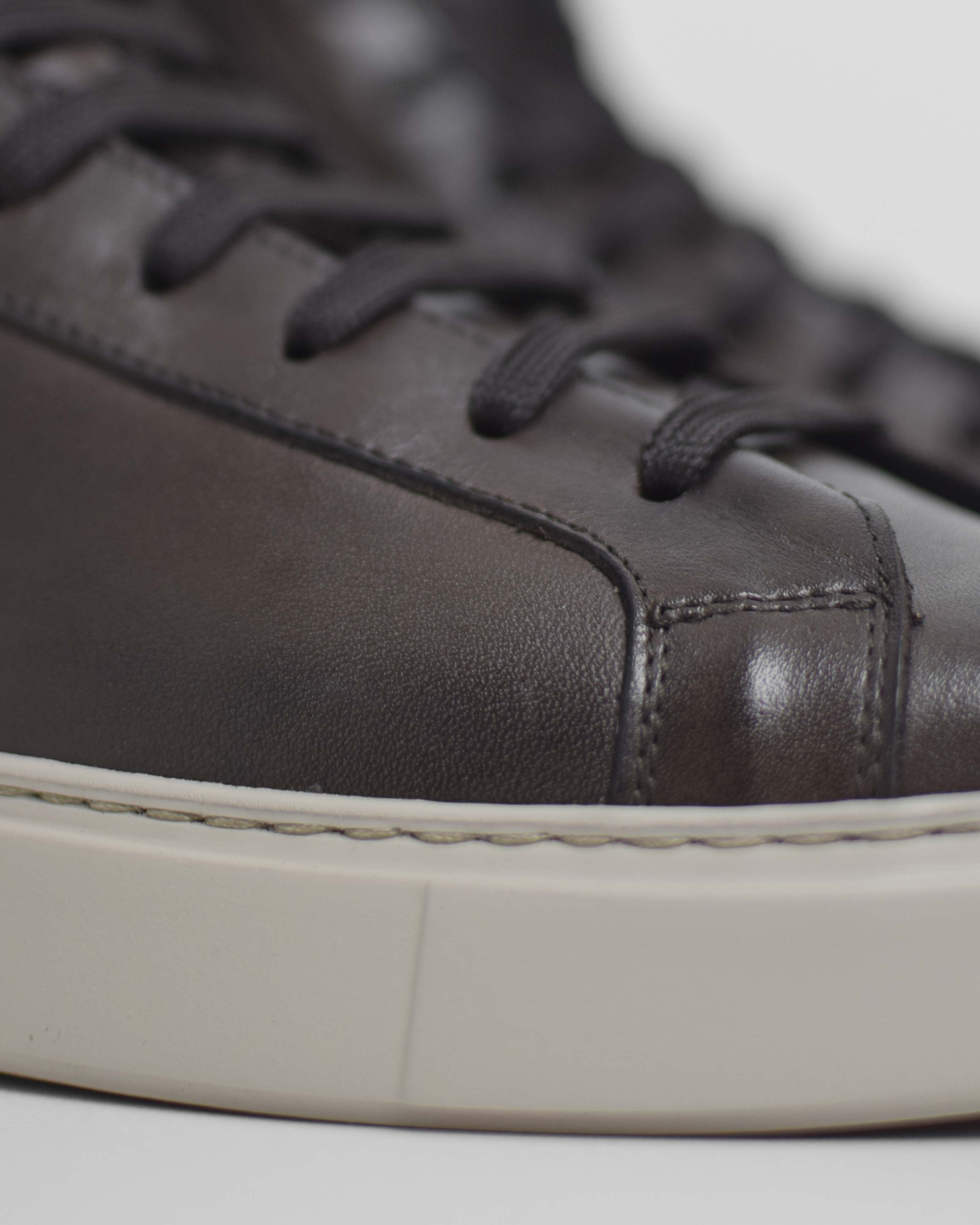 Sneakers alta in pelle