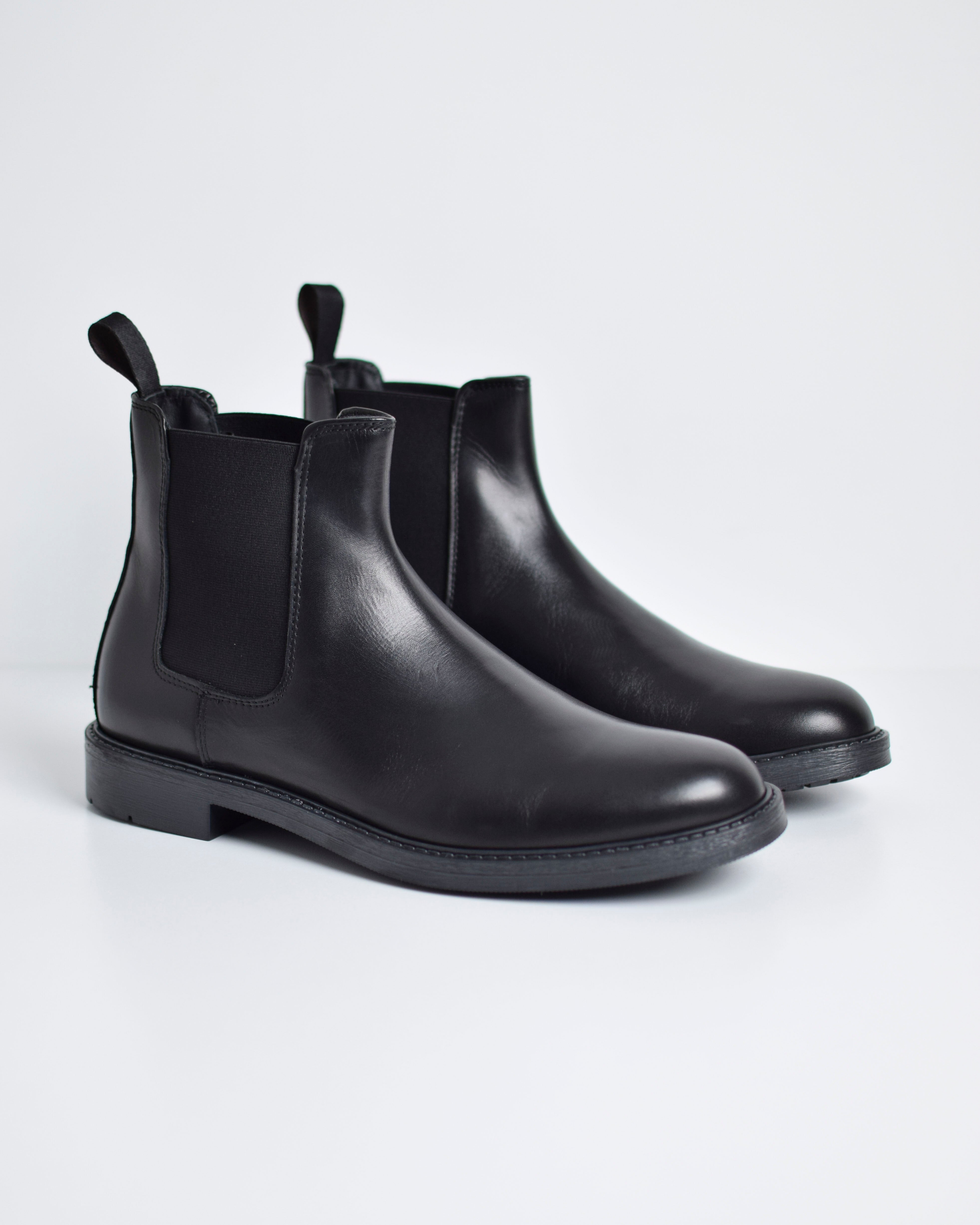 Stivaletti elastico chelsea in pelle