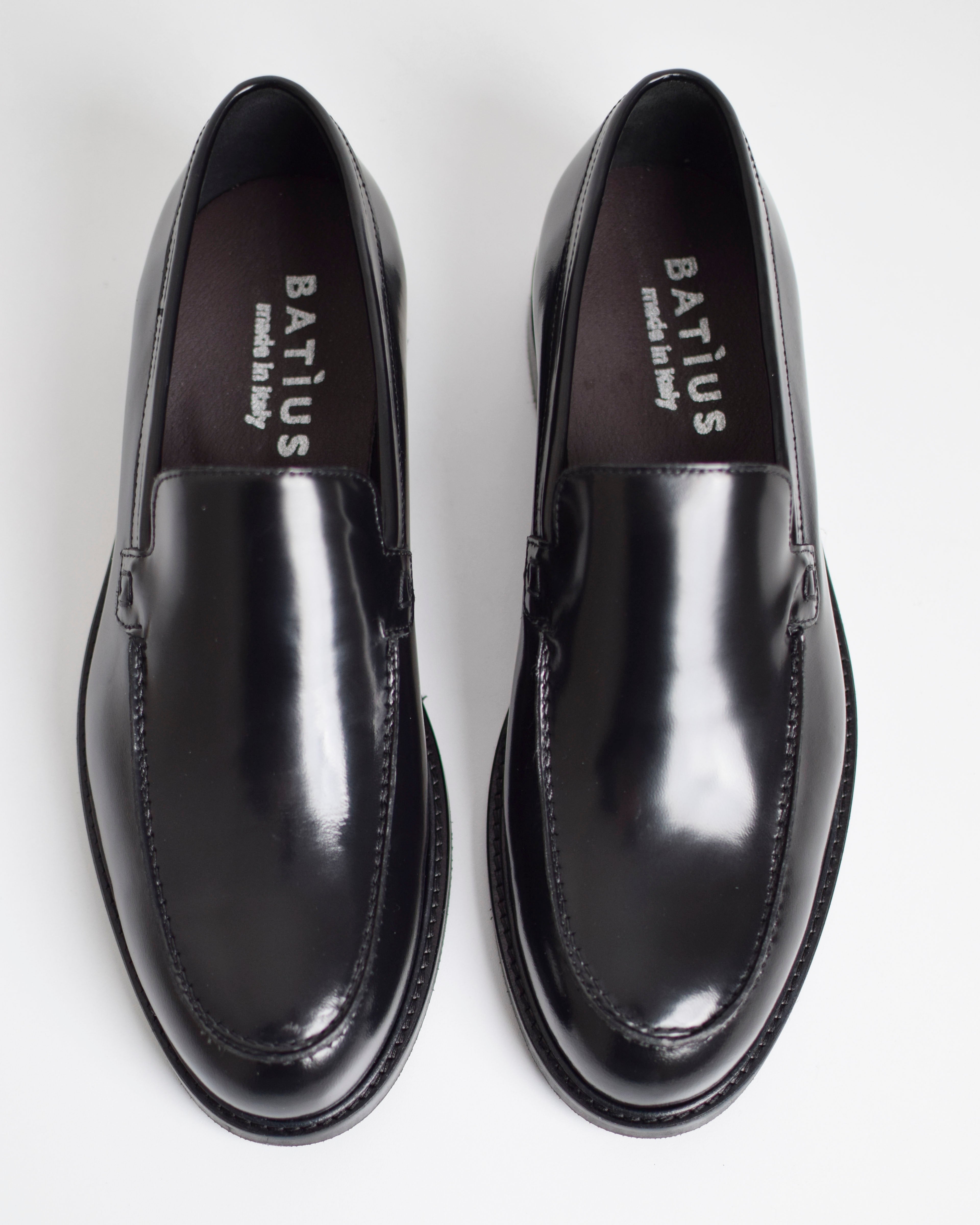 Mocassino liscio in pelle