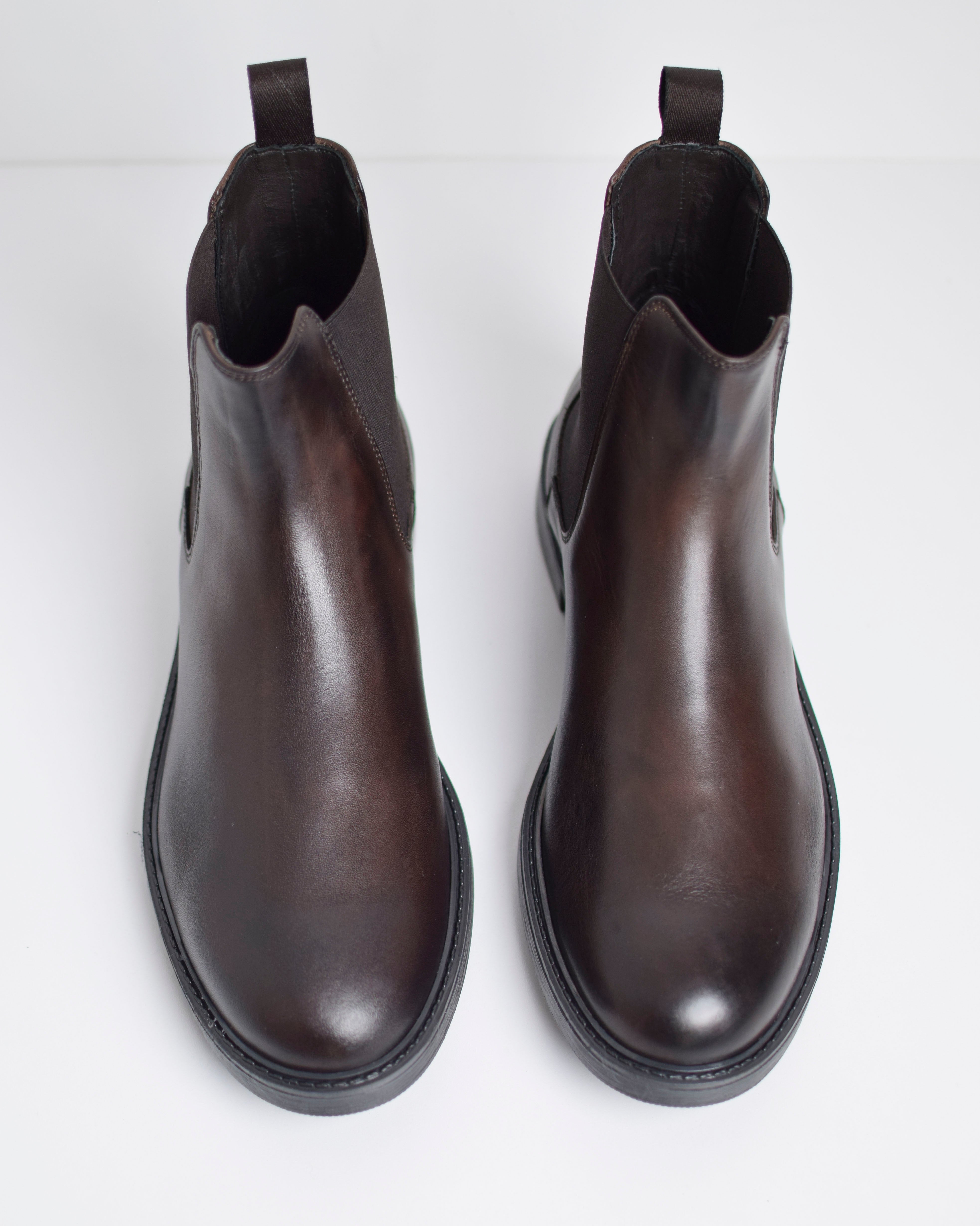 Stivaletti elastico chelsea in pelle