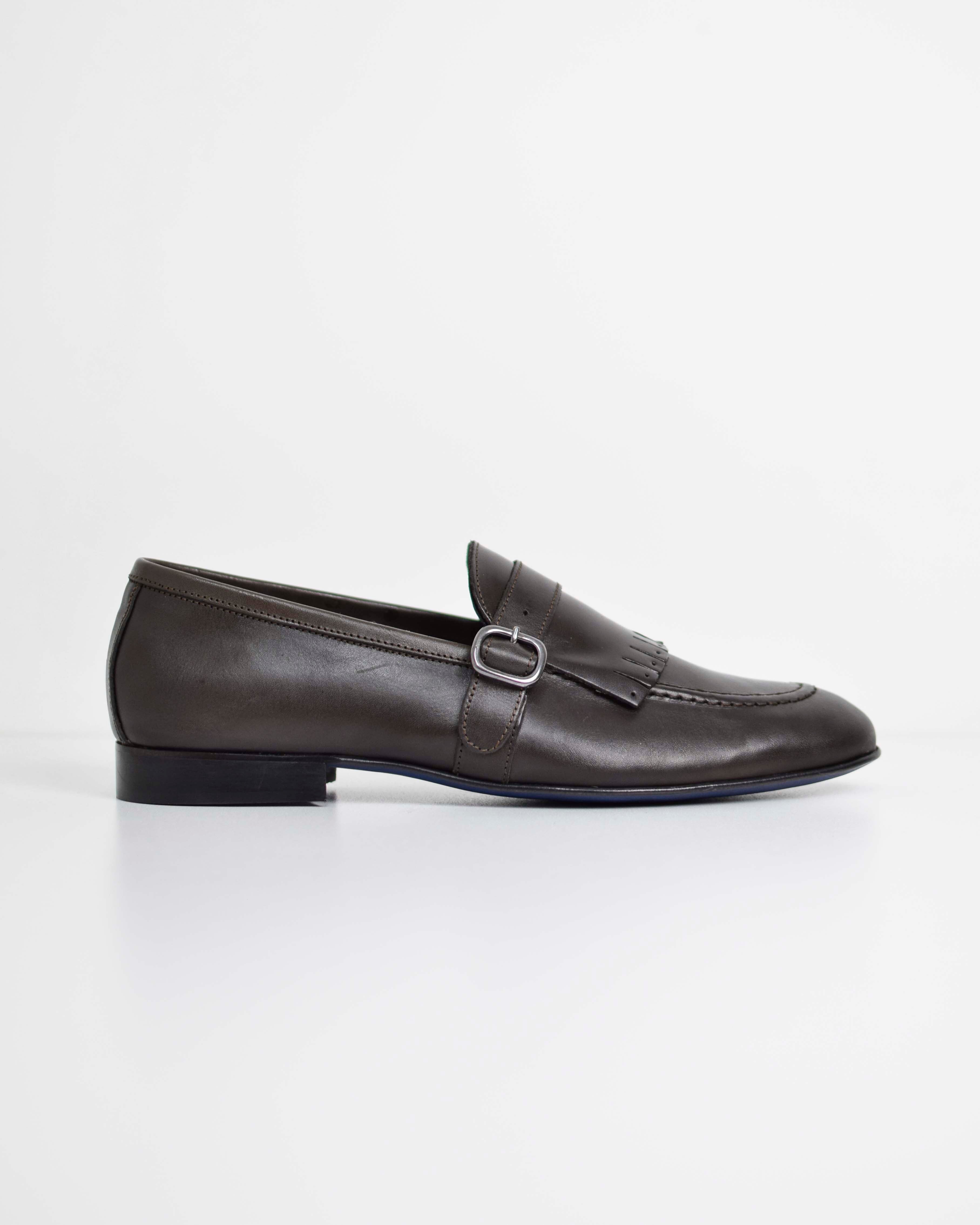 Mocassino in pelle con Fibbia