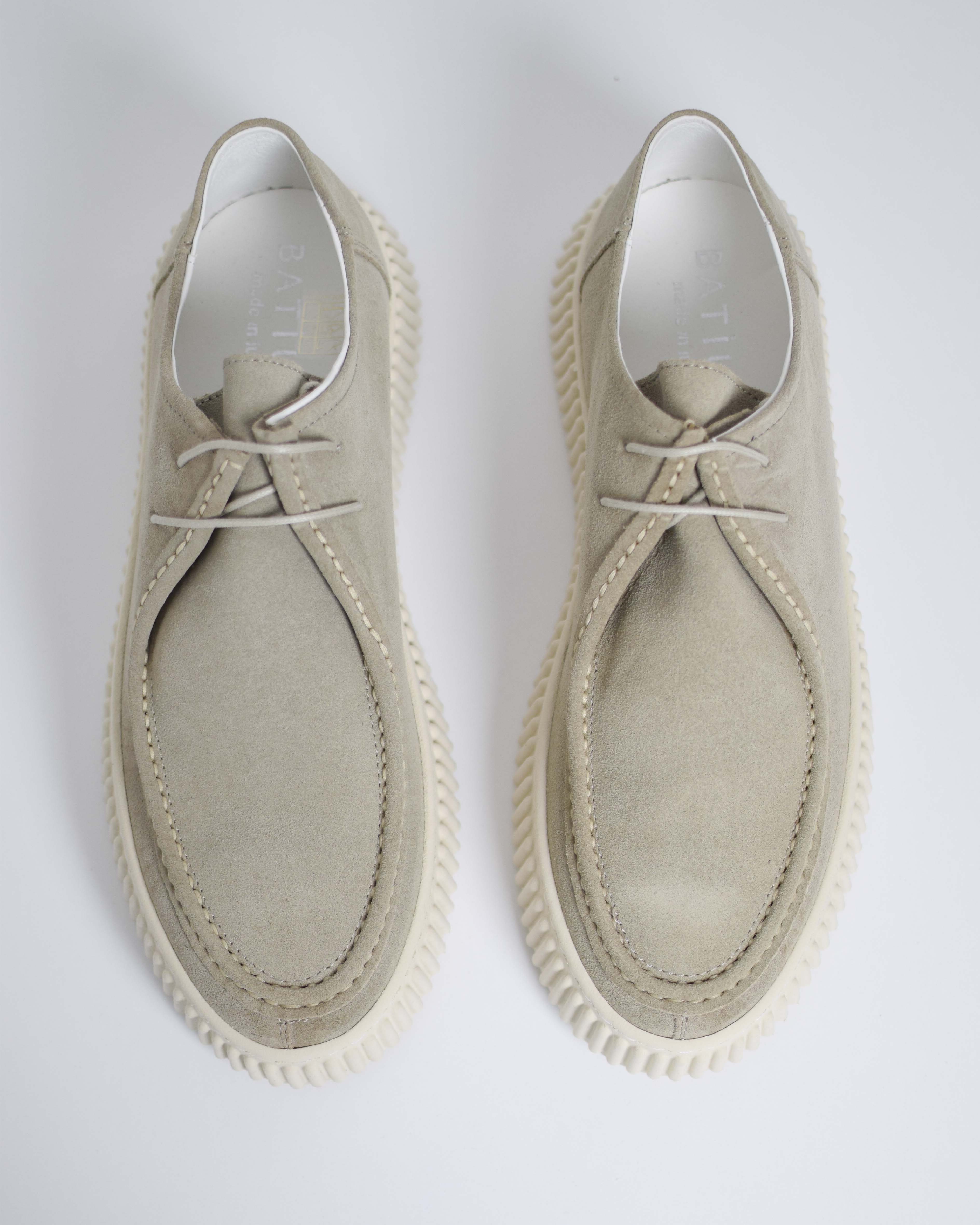 Sneakers in pelle scamosciata