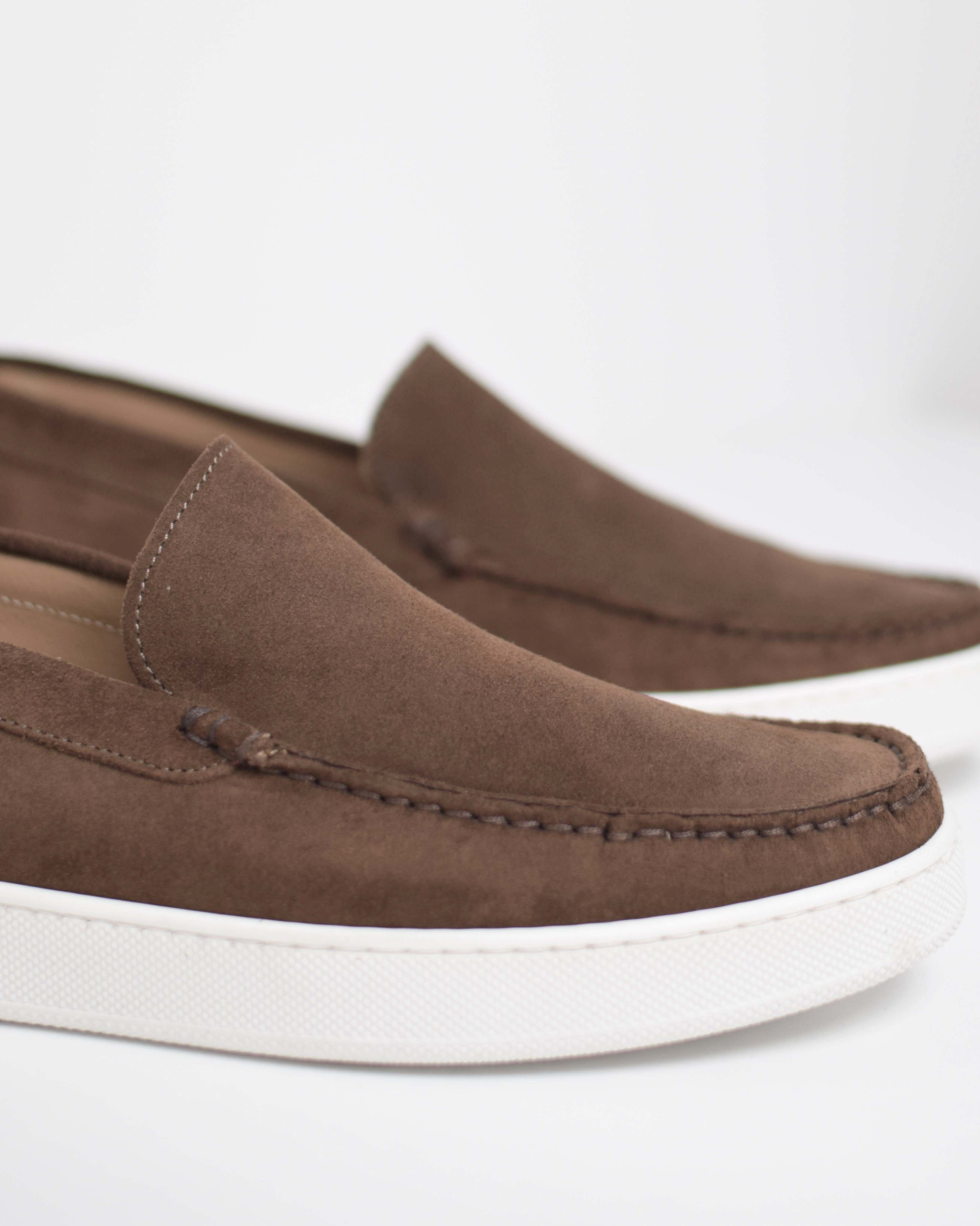Smooth suede moccasins