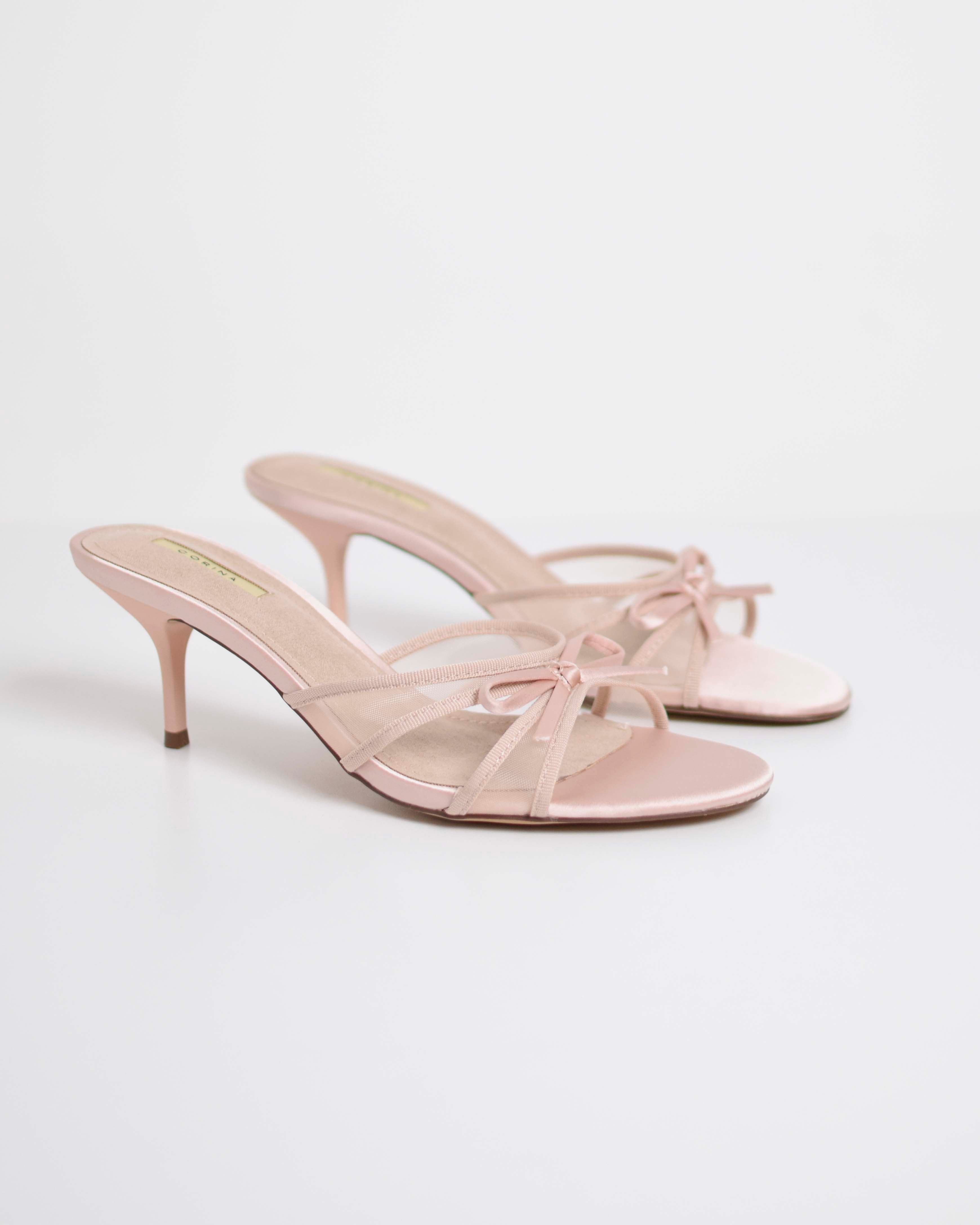 Sandalo Con Tacco E Fiocchetto