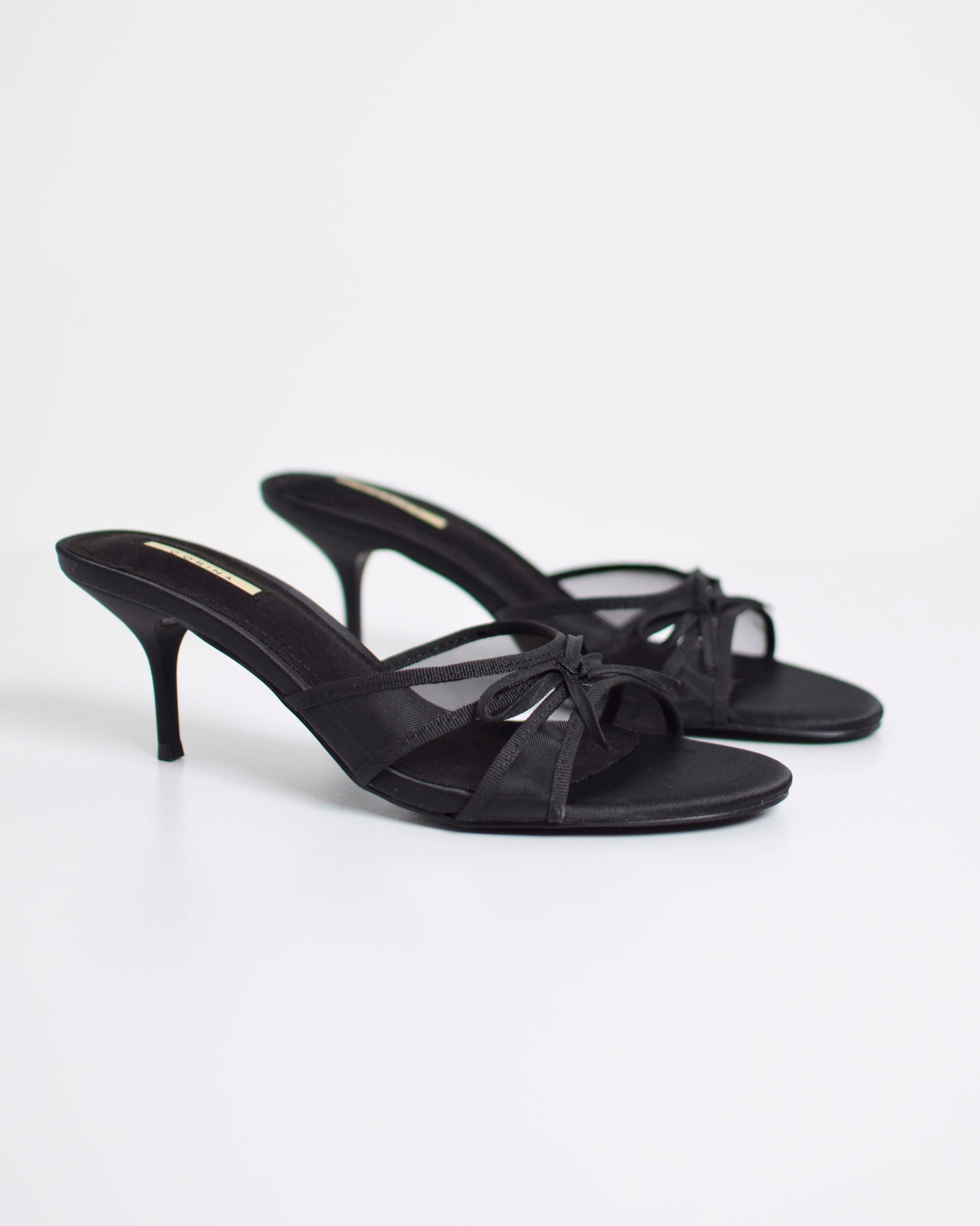 Sandalo Con Tacco E Fiocchetto
