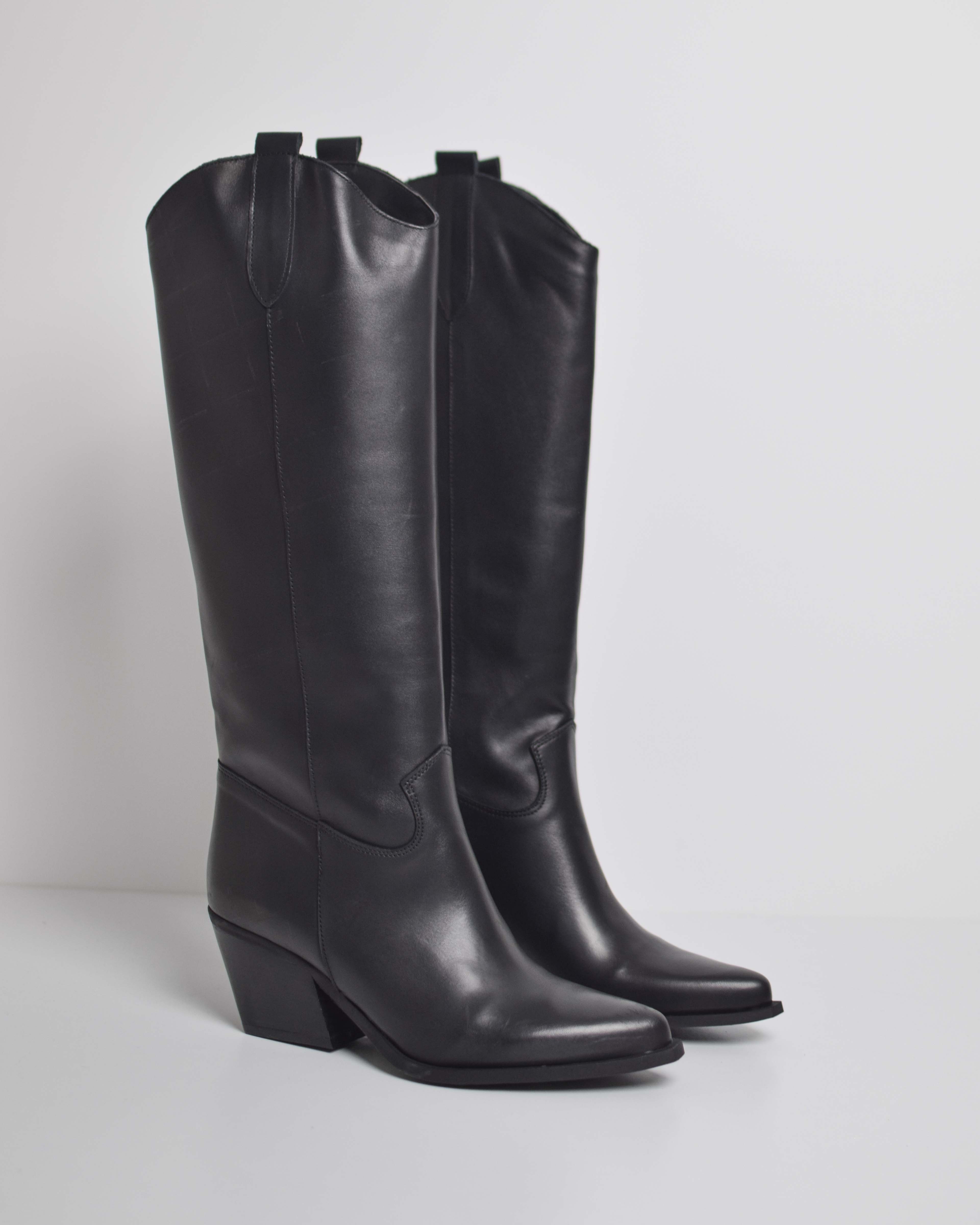 Texani alti in pelle