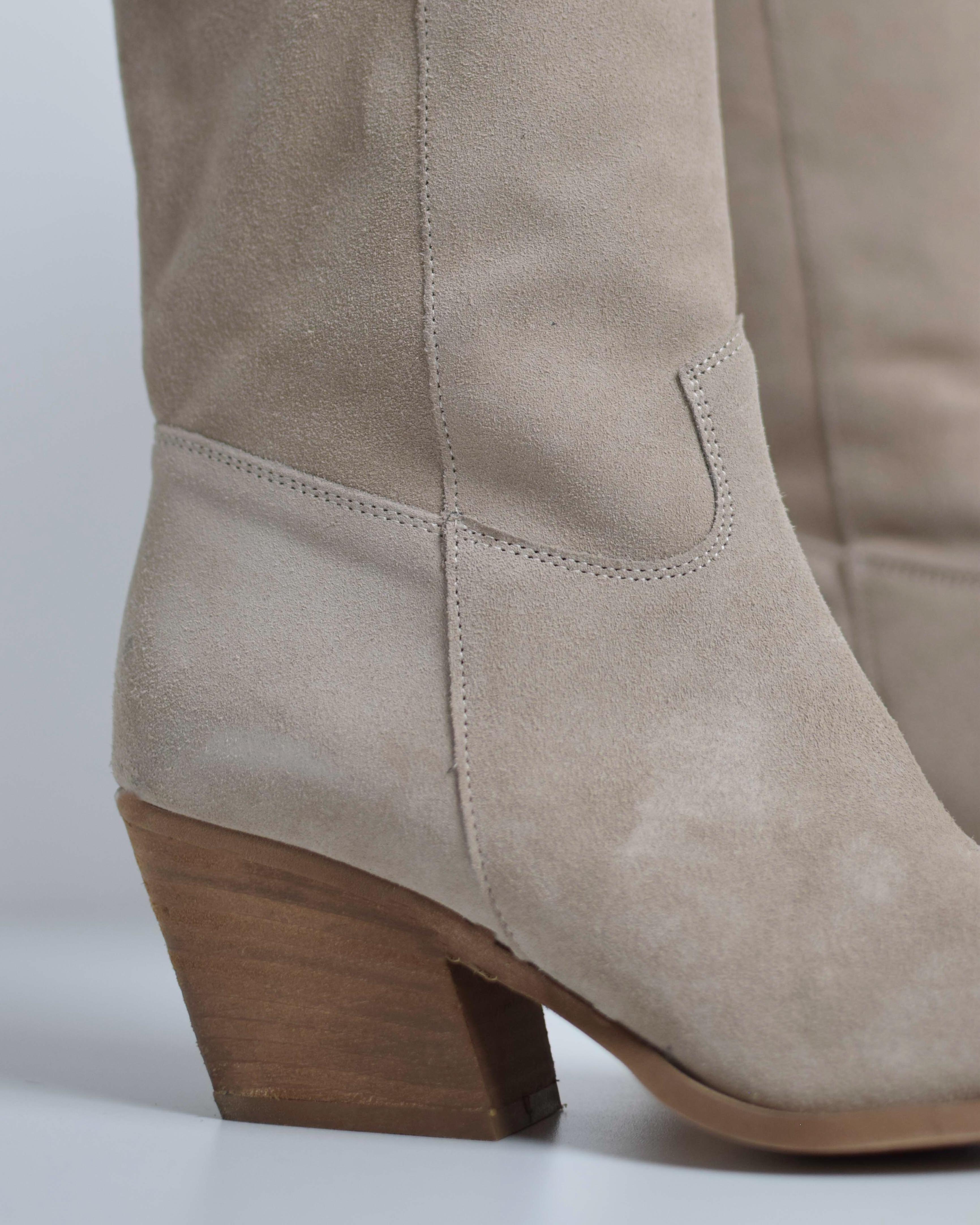 Texani alti in pelle