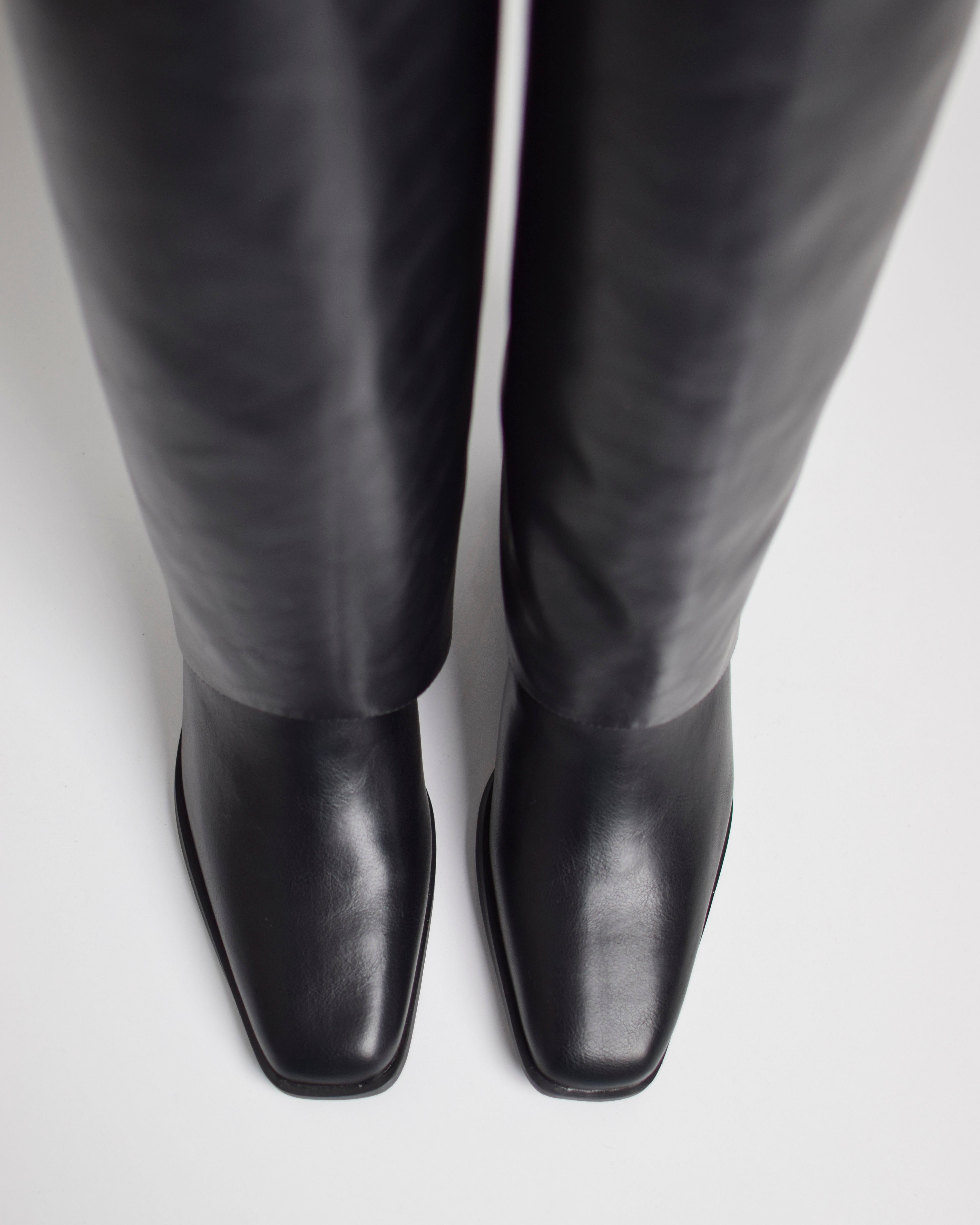 Stivale Con Risvolto