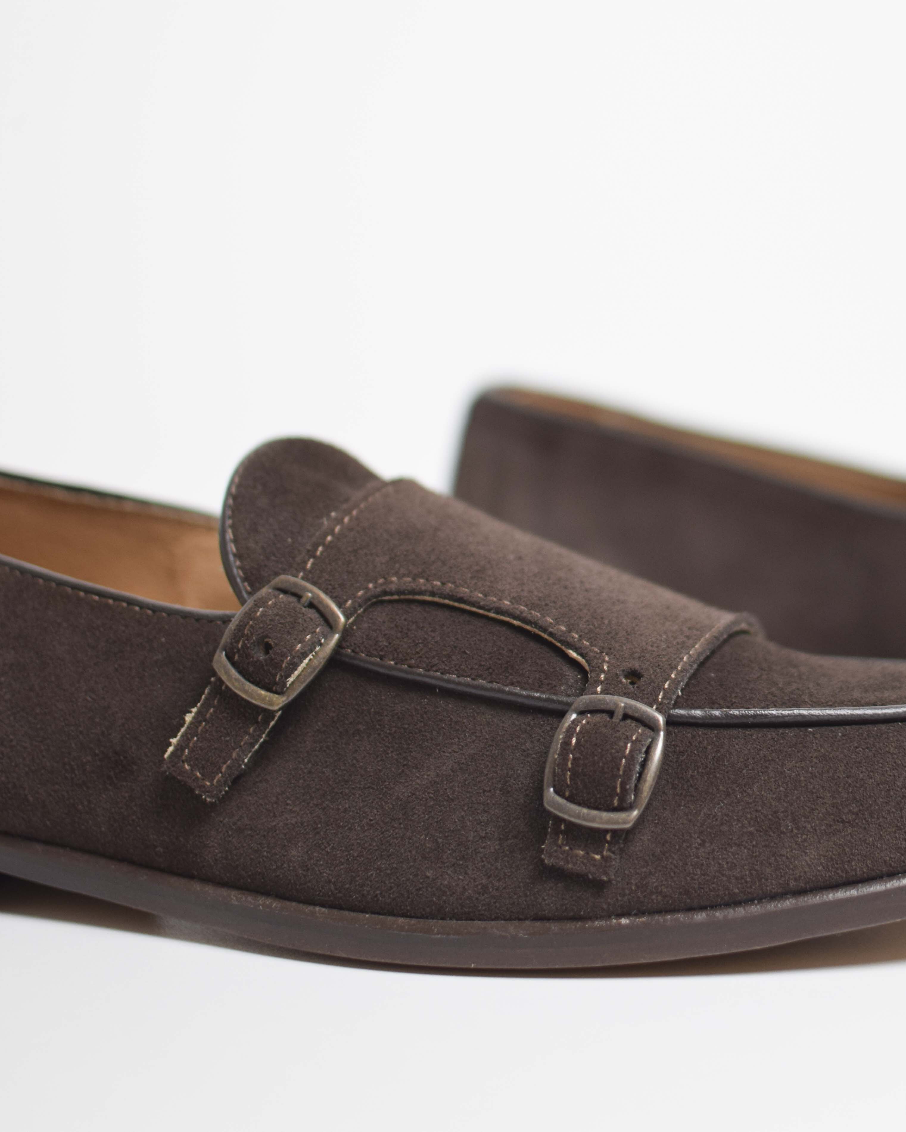 Mocassini fibbie in pelle