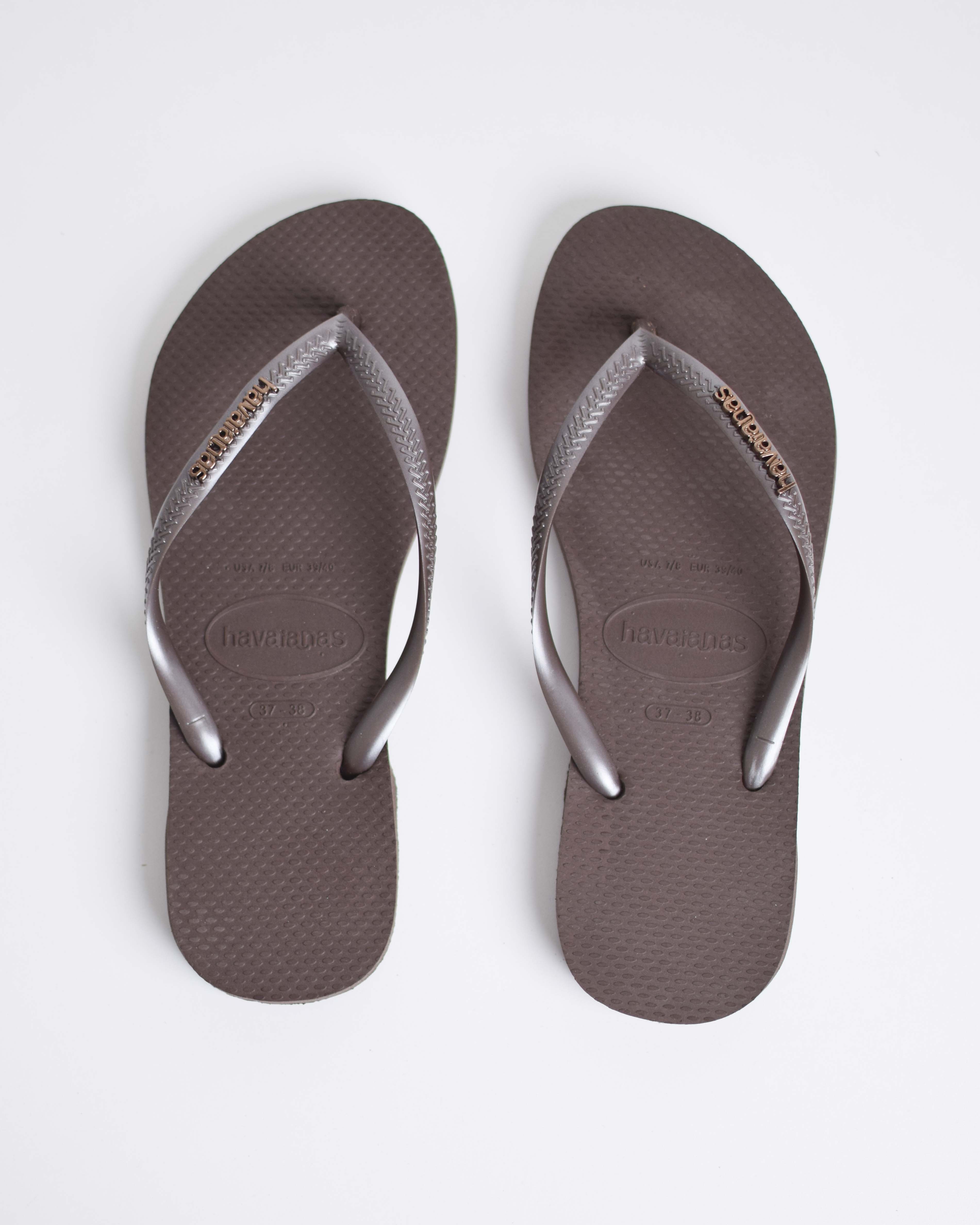 Havaianas Slim Logo Metallic