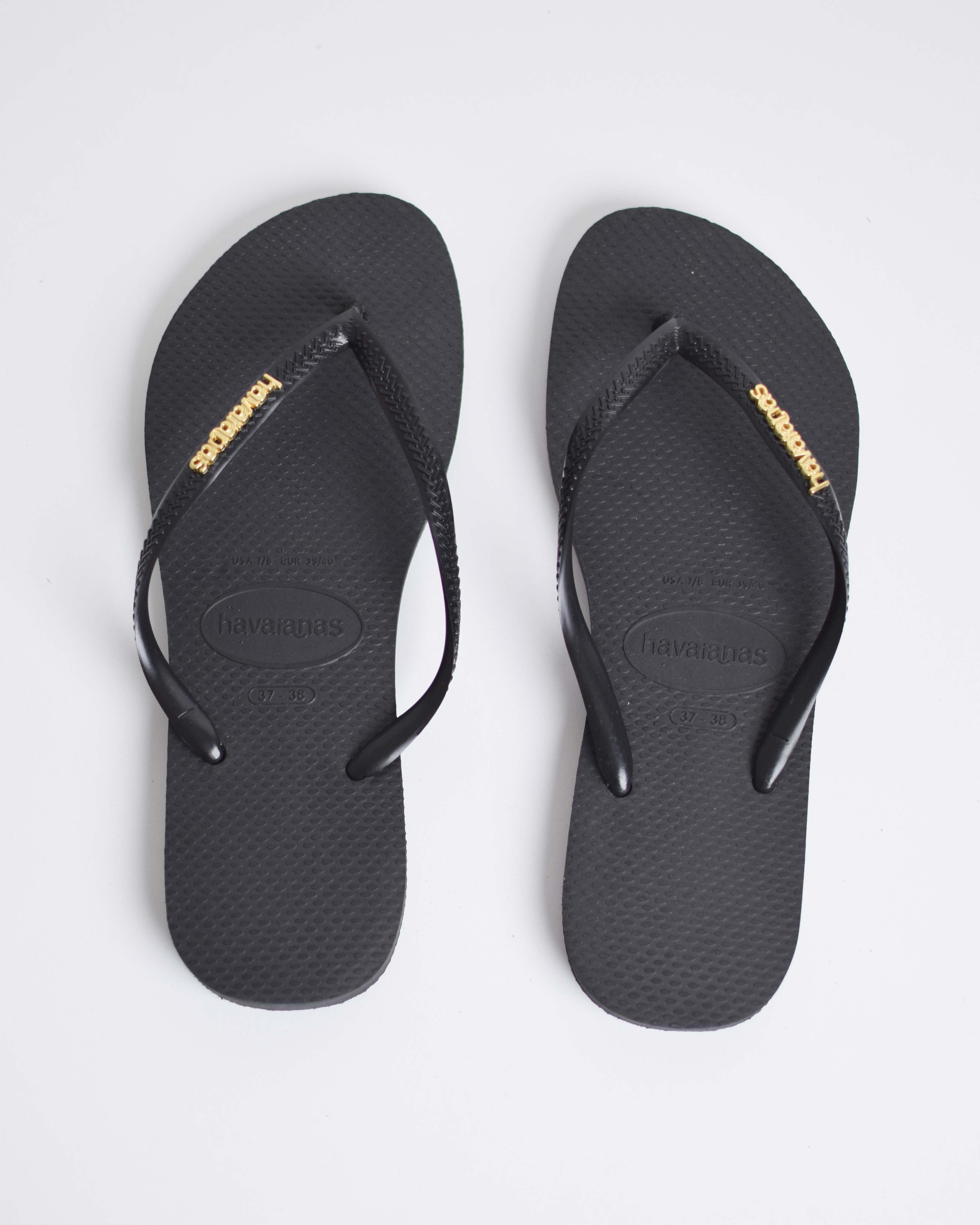 Havaianas Slim Logo Metallic