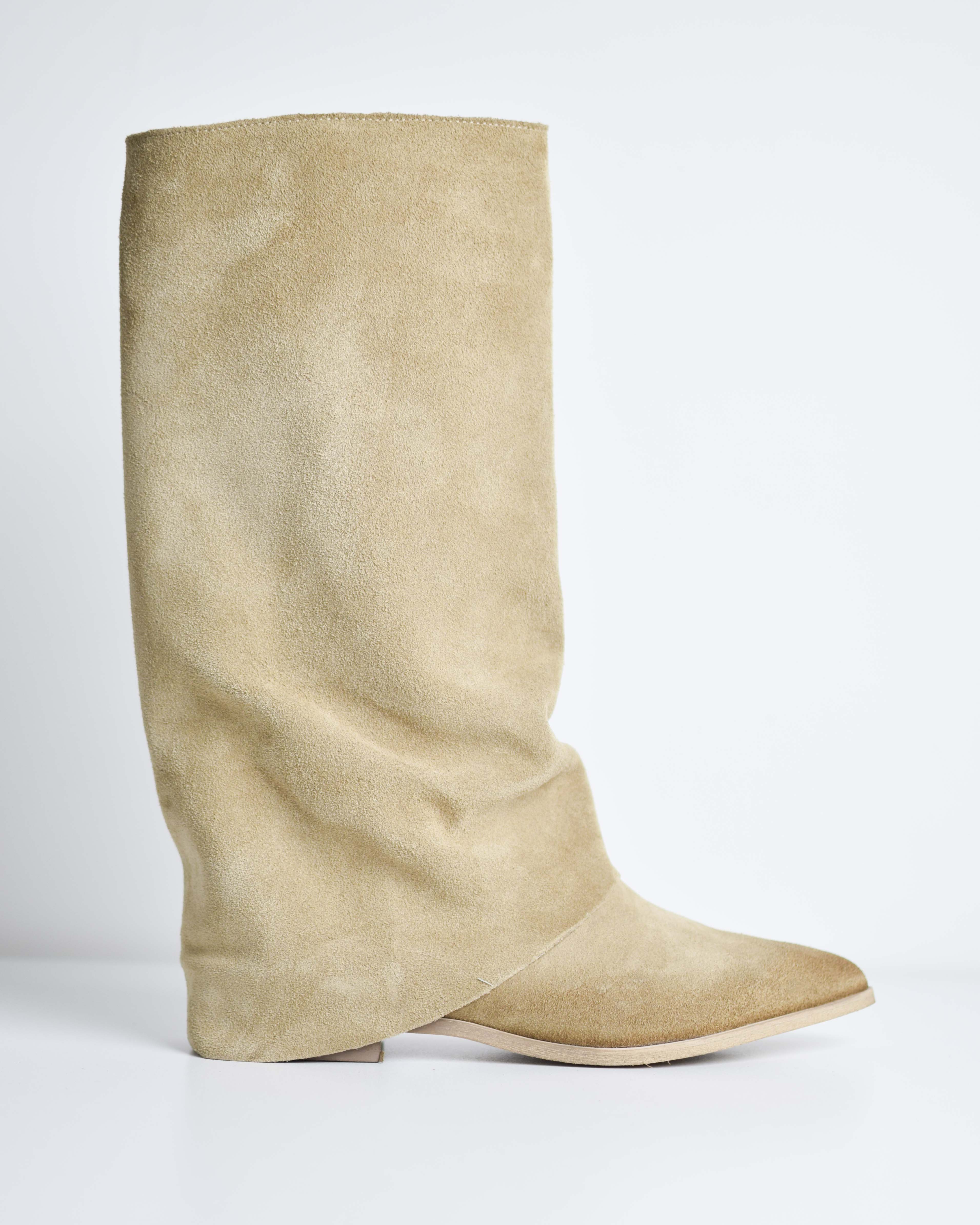 Texano Alto Con Risvolto