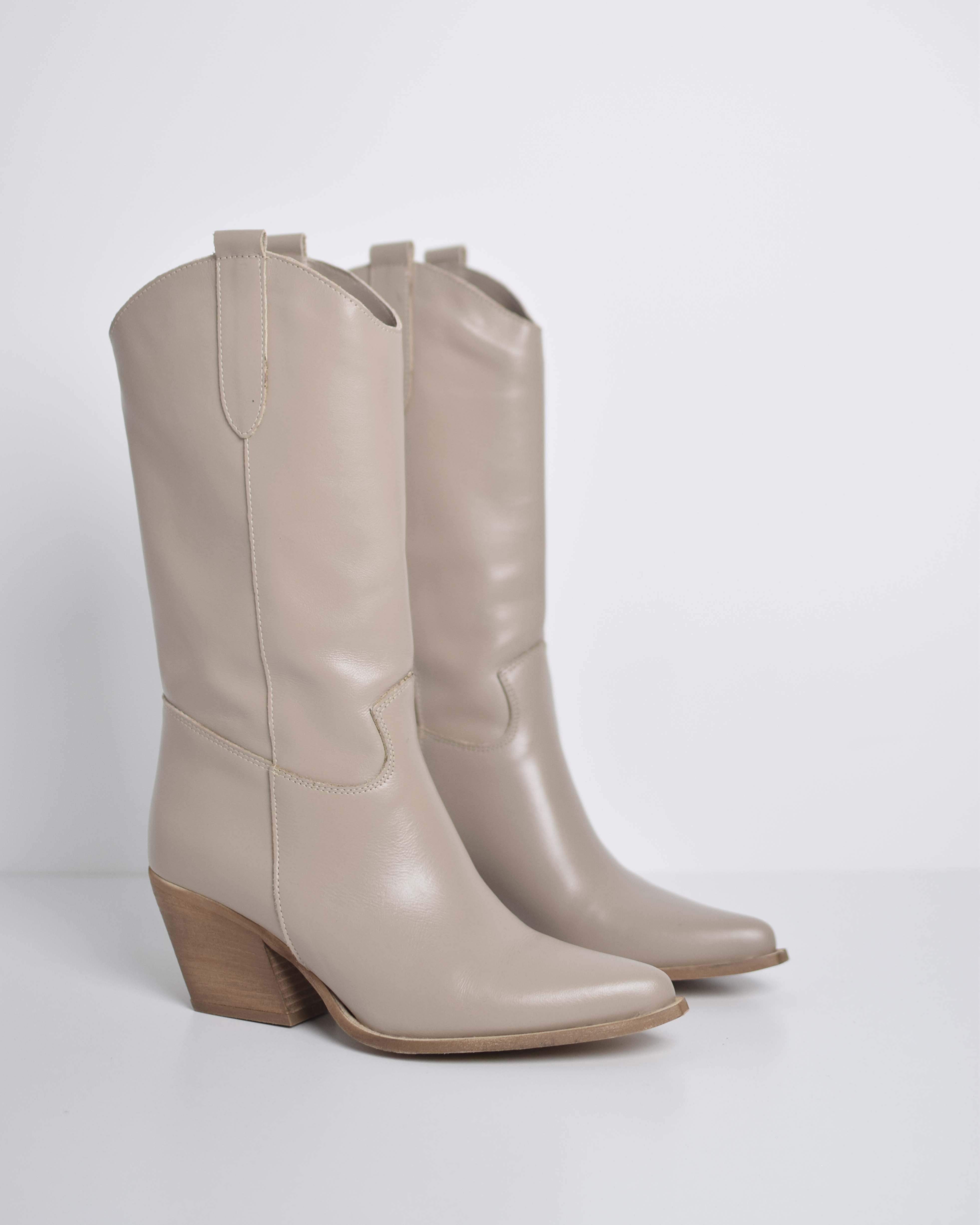 Smooth leather Texan