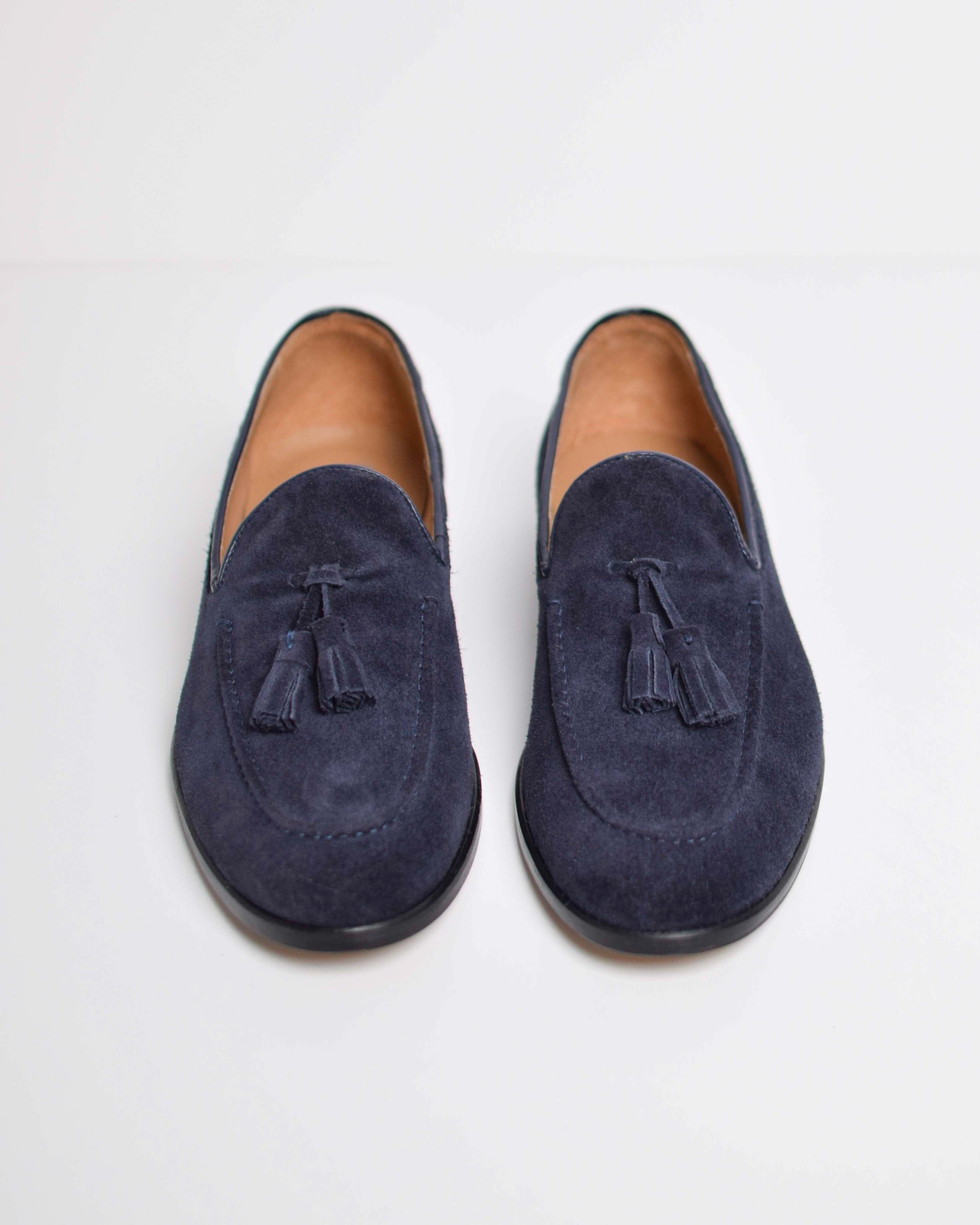 Leather tassel loafer