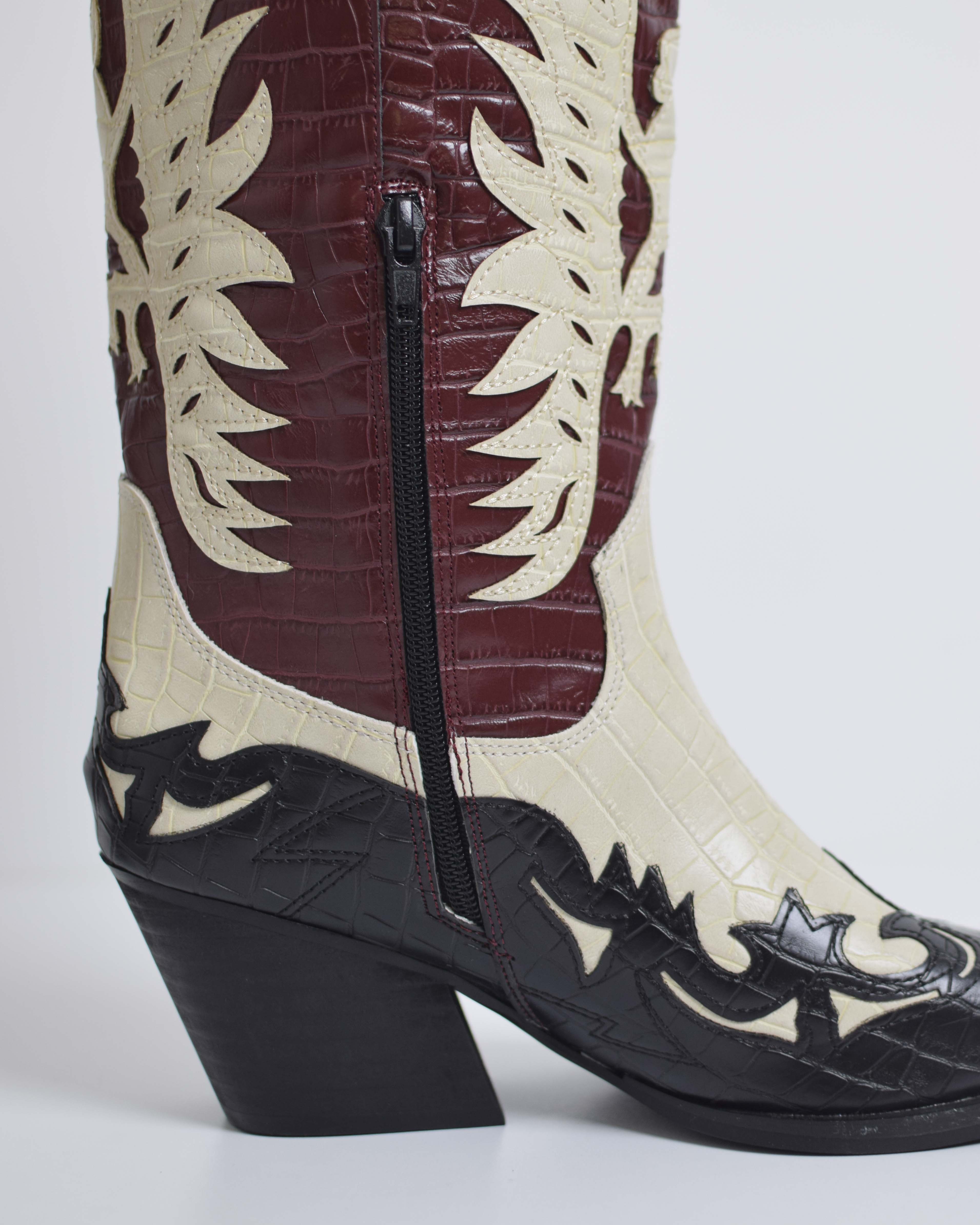 Texano Multicolor Burgundy