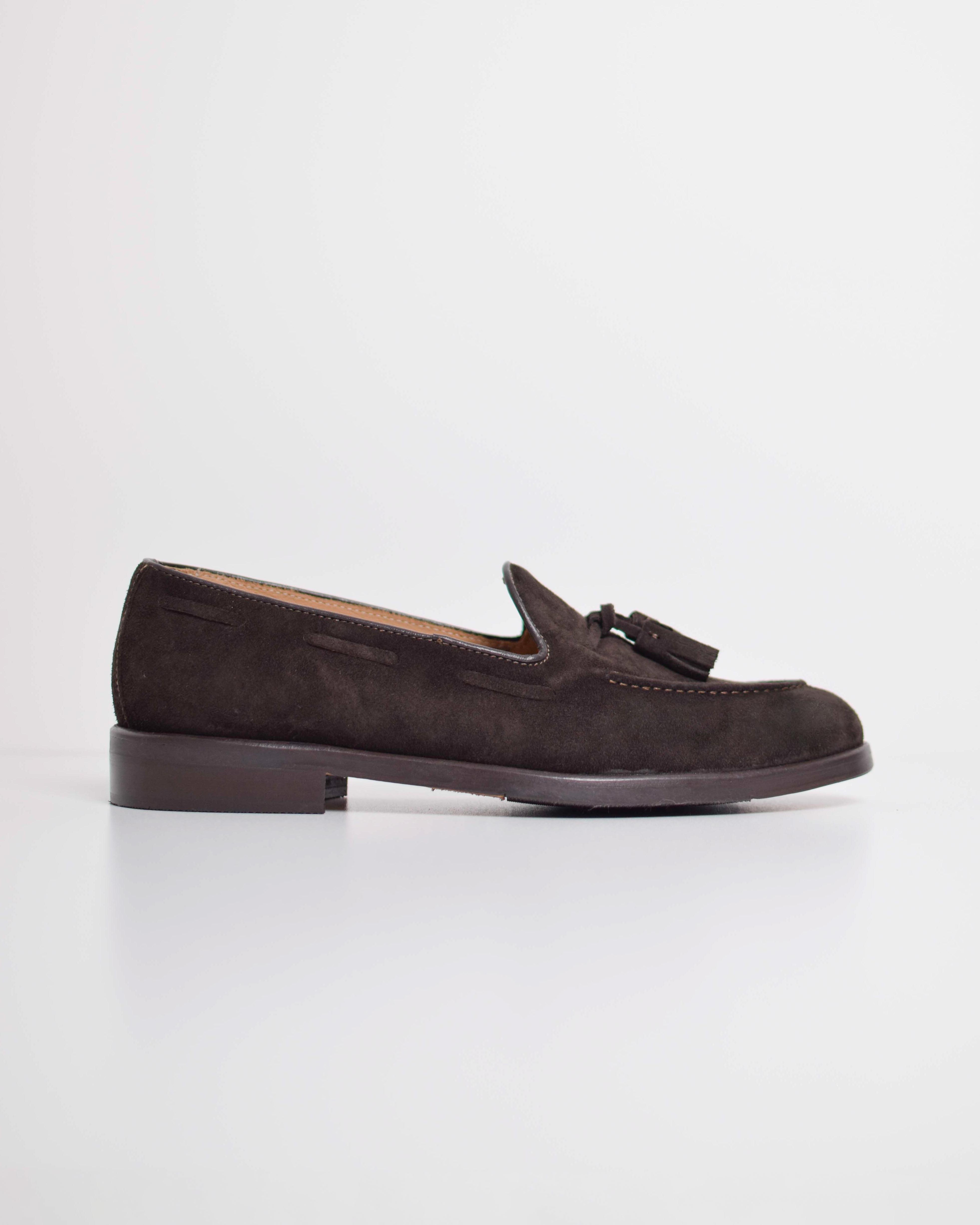 Leather tassel loafers