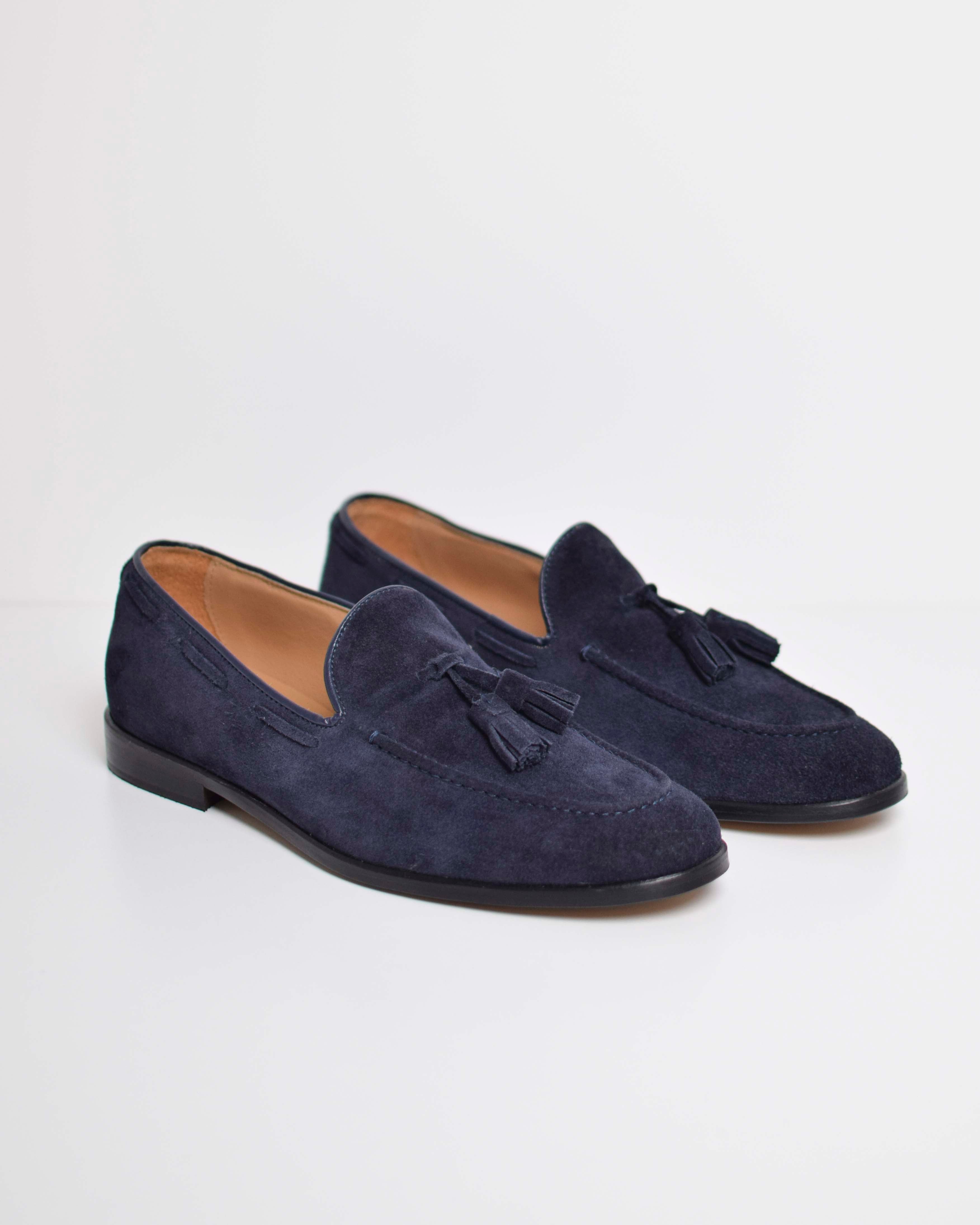 Leather tassel loafer