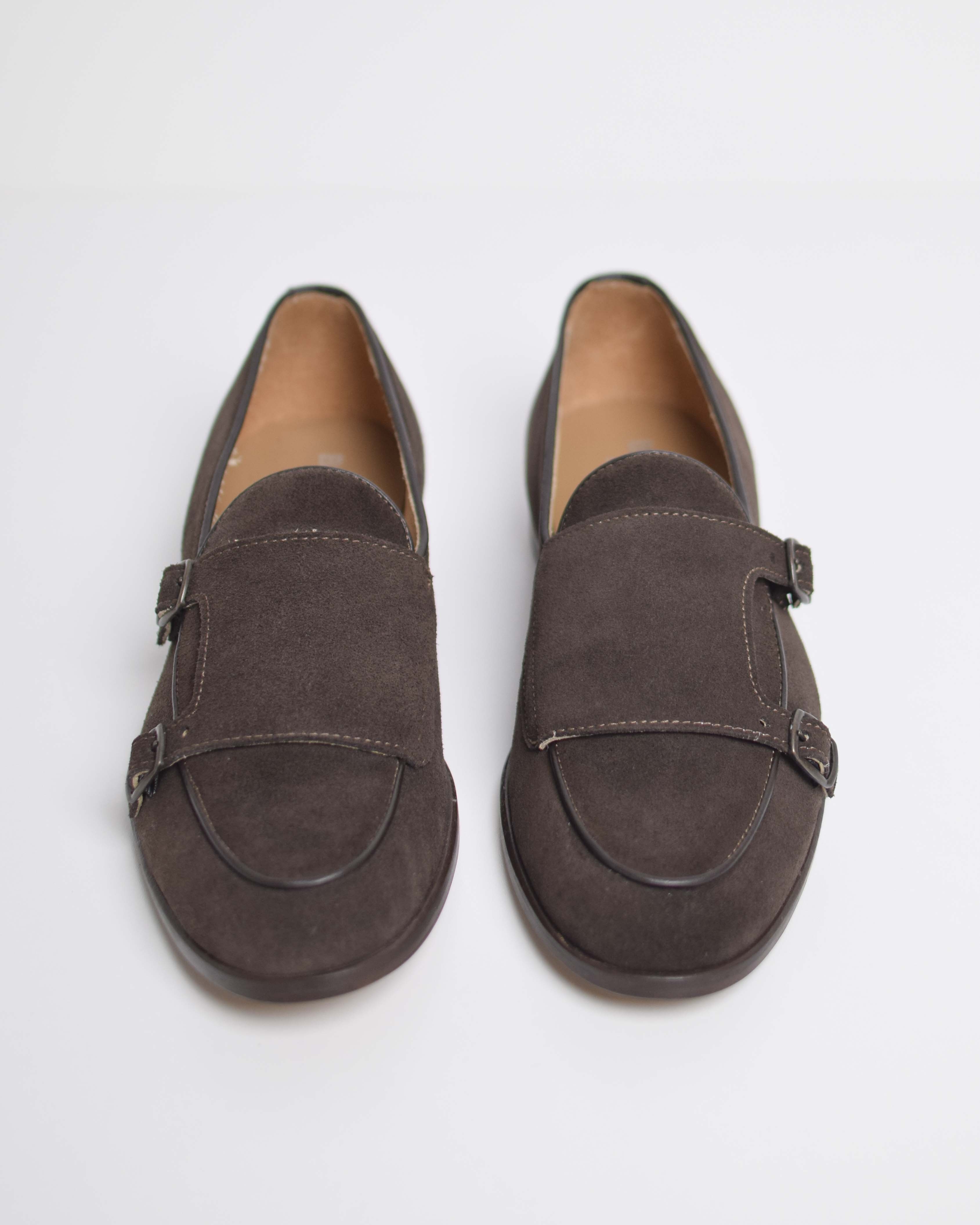 Leather Buckle Moccasins