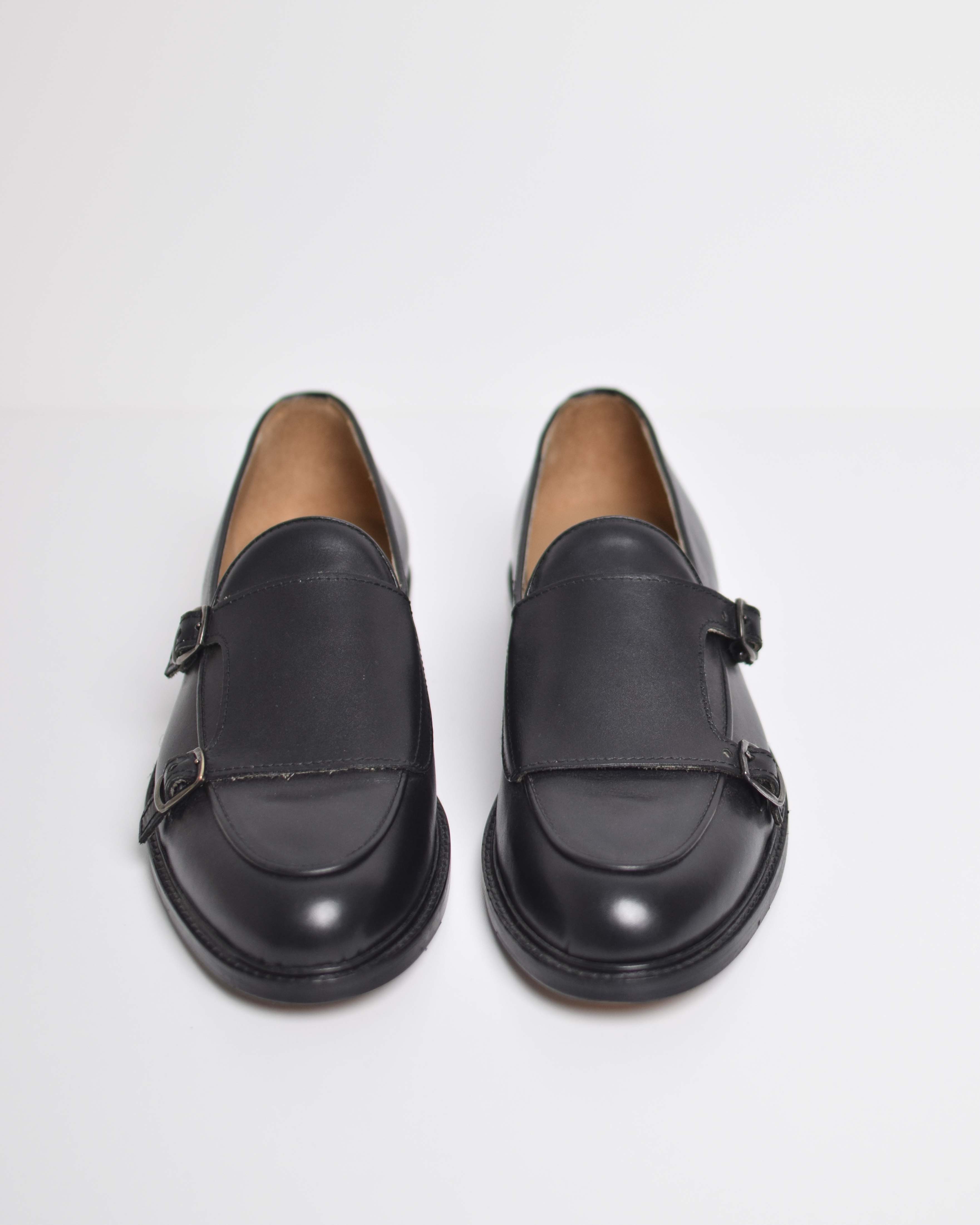 Leather Buckle Moccasins