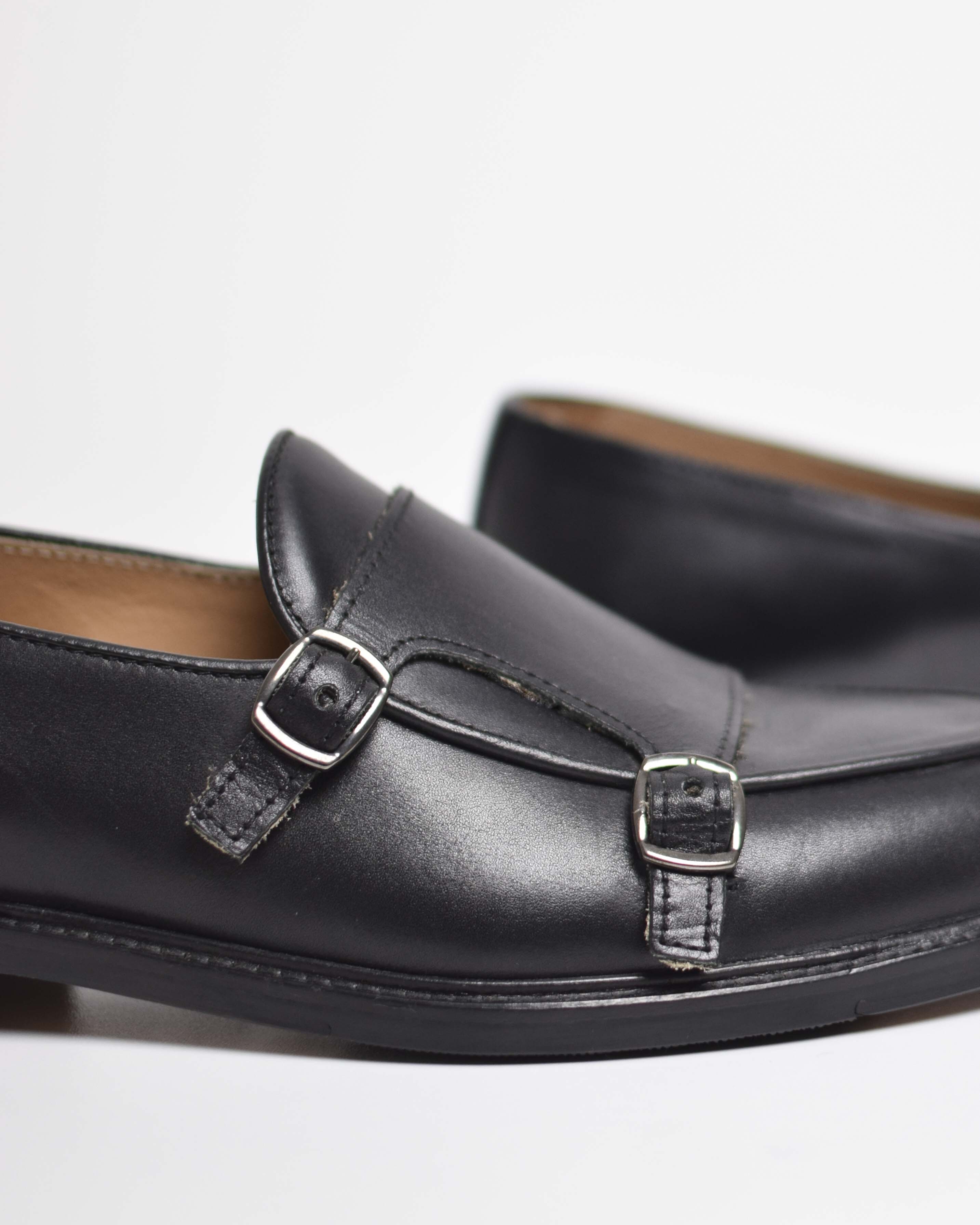 Leather Buckle Moccasins