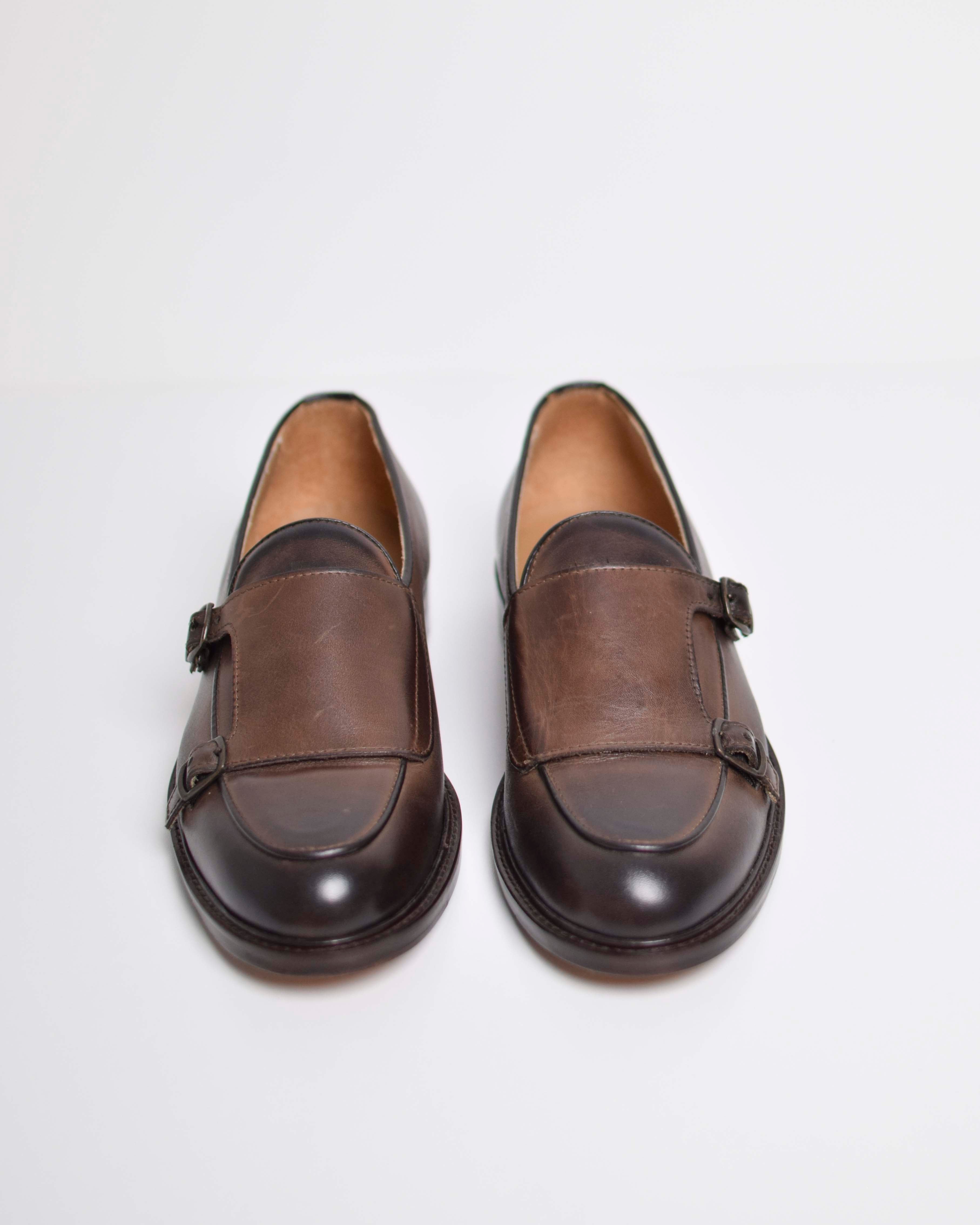 Leather Buckle Moccasins