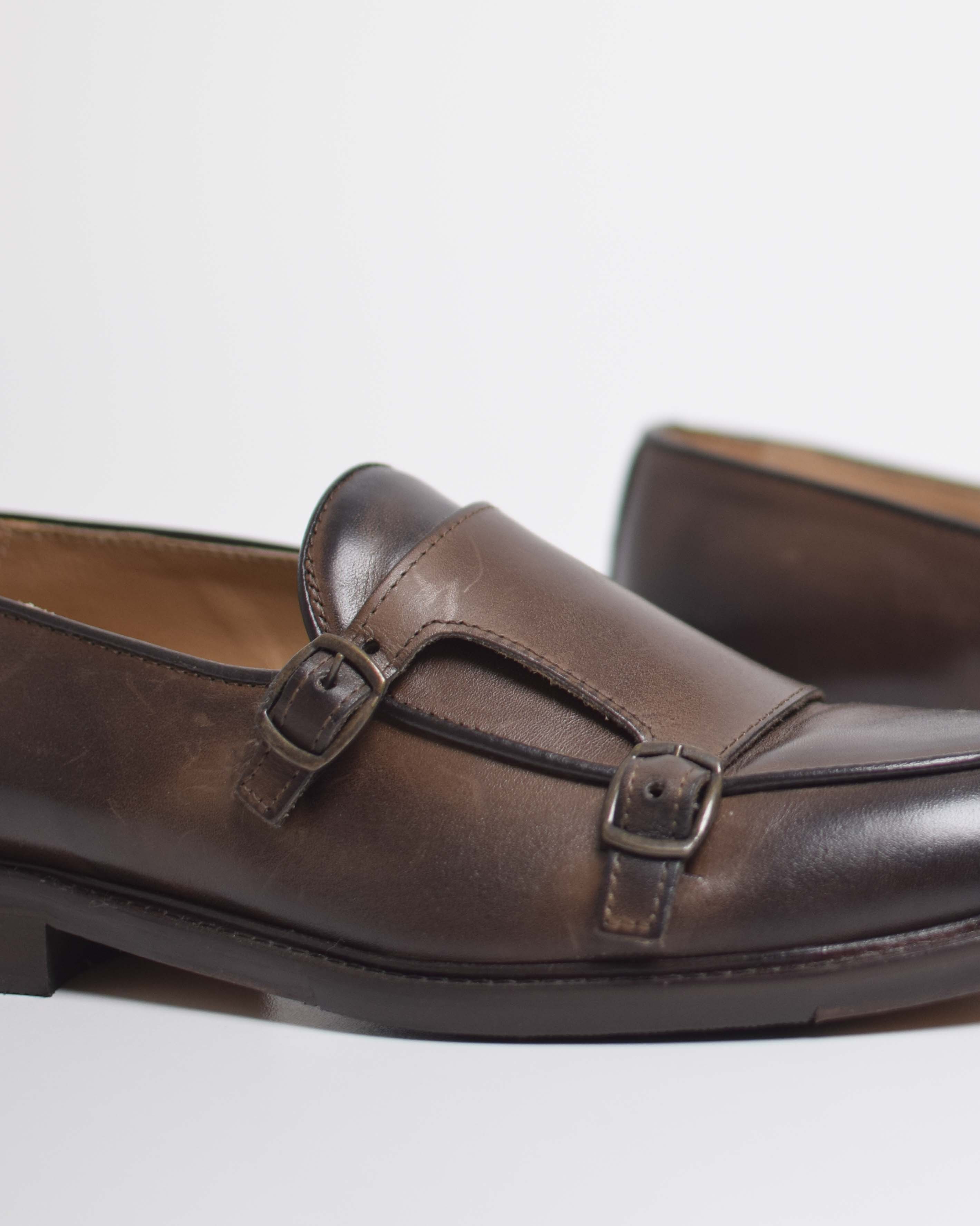 Leather Buckle Moccasins