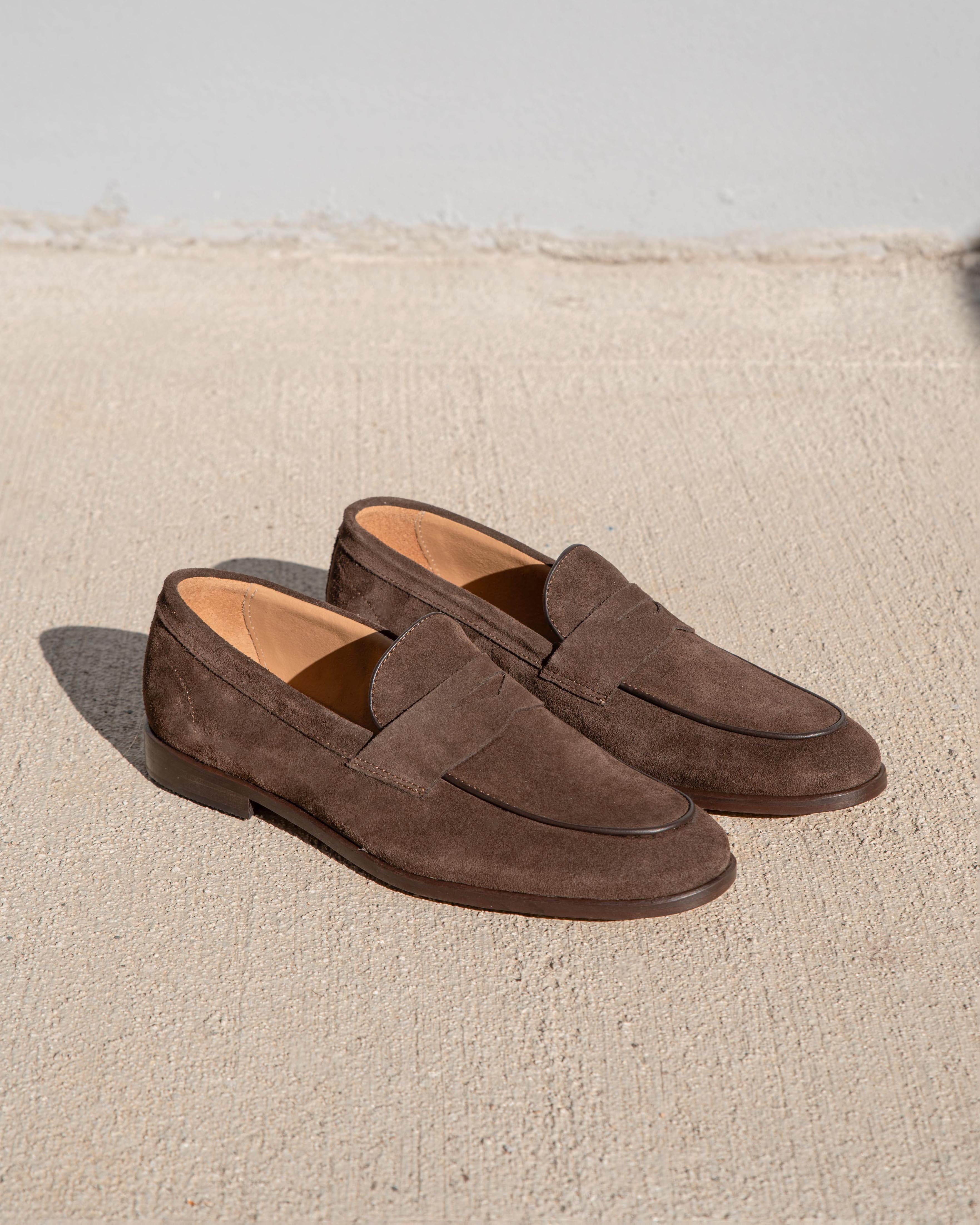 Leather moccasin