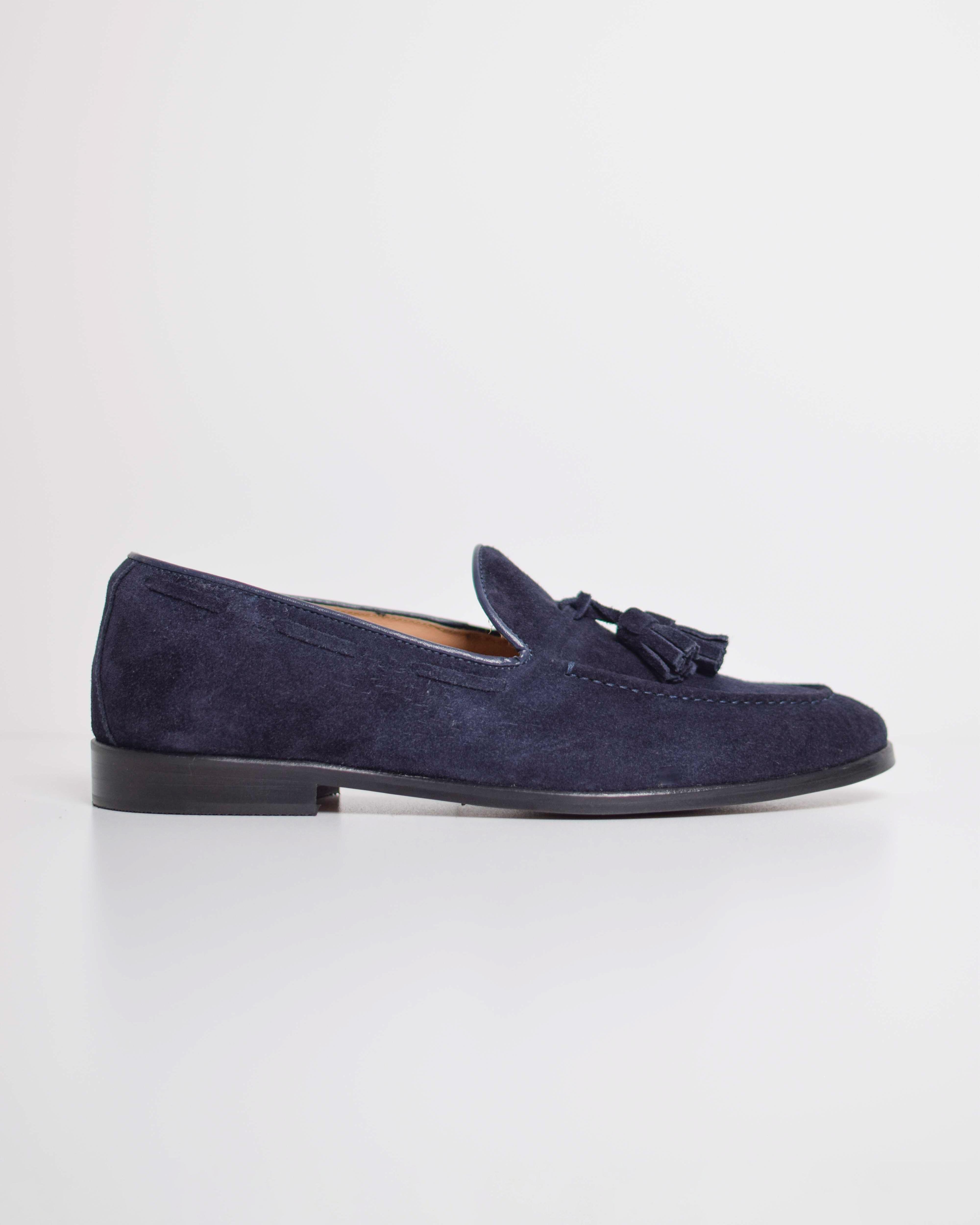 Leather tassel loafer