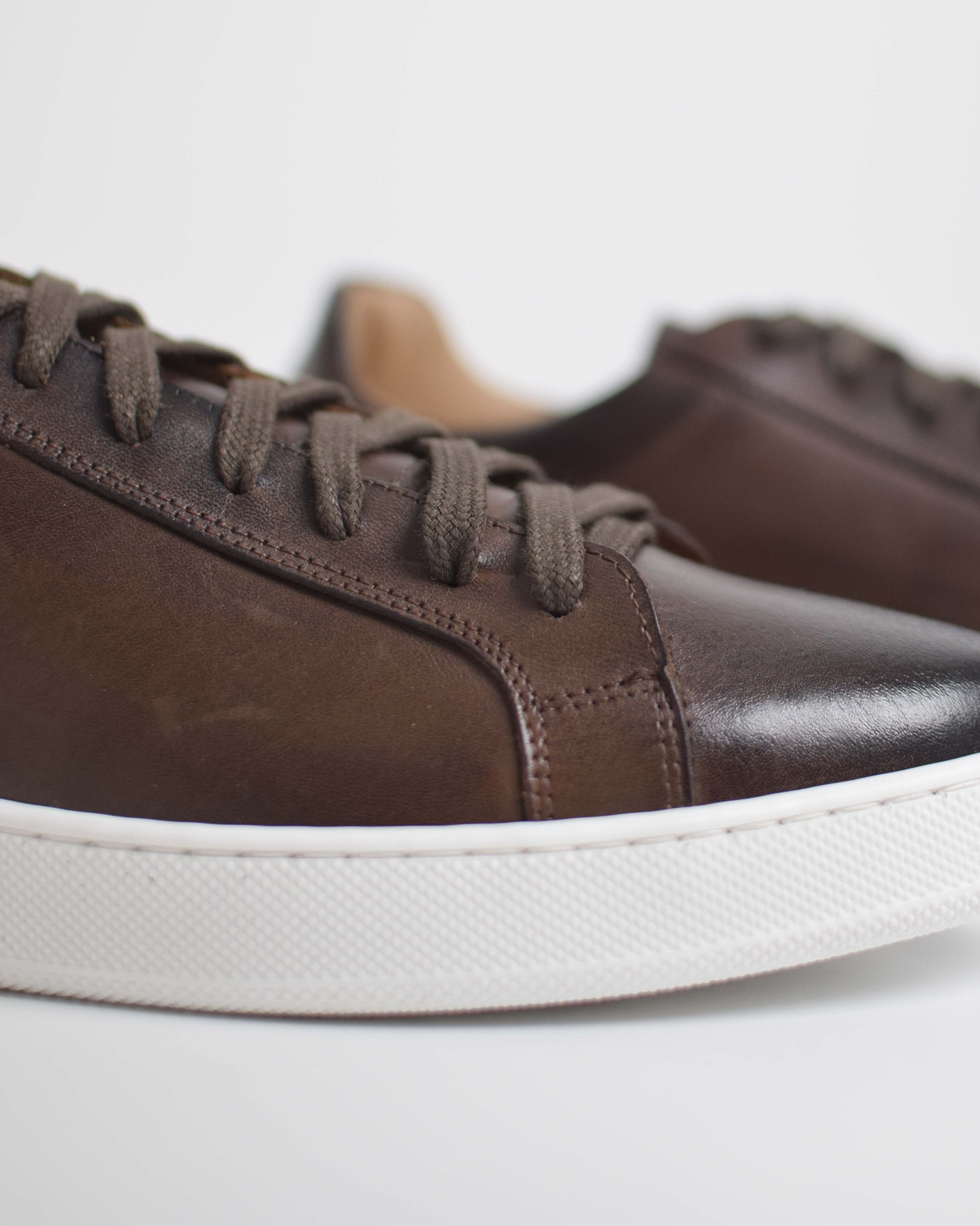 Leather sneakers