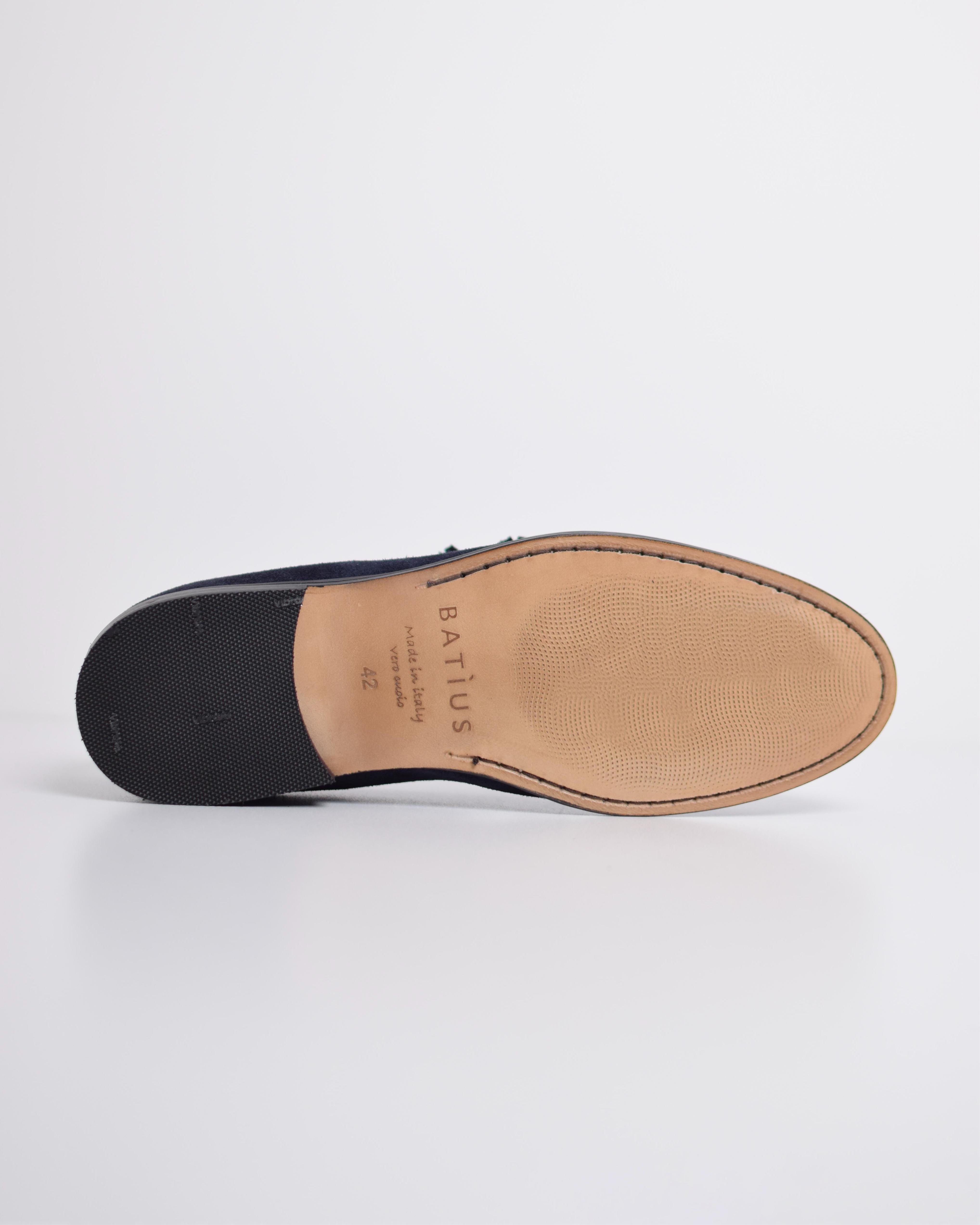 Leather Buckle Moccasins