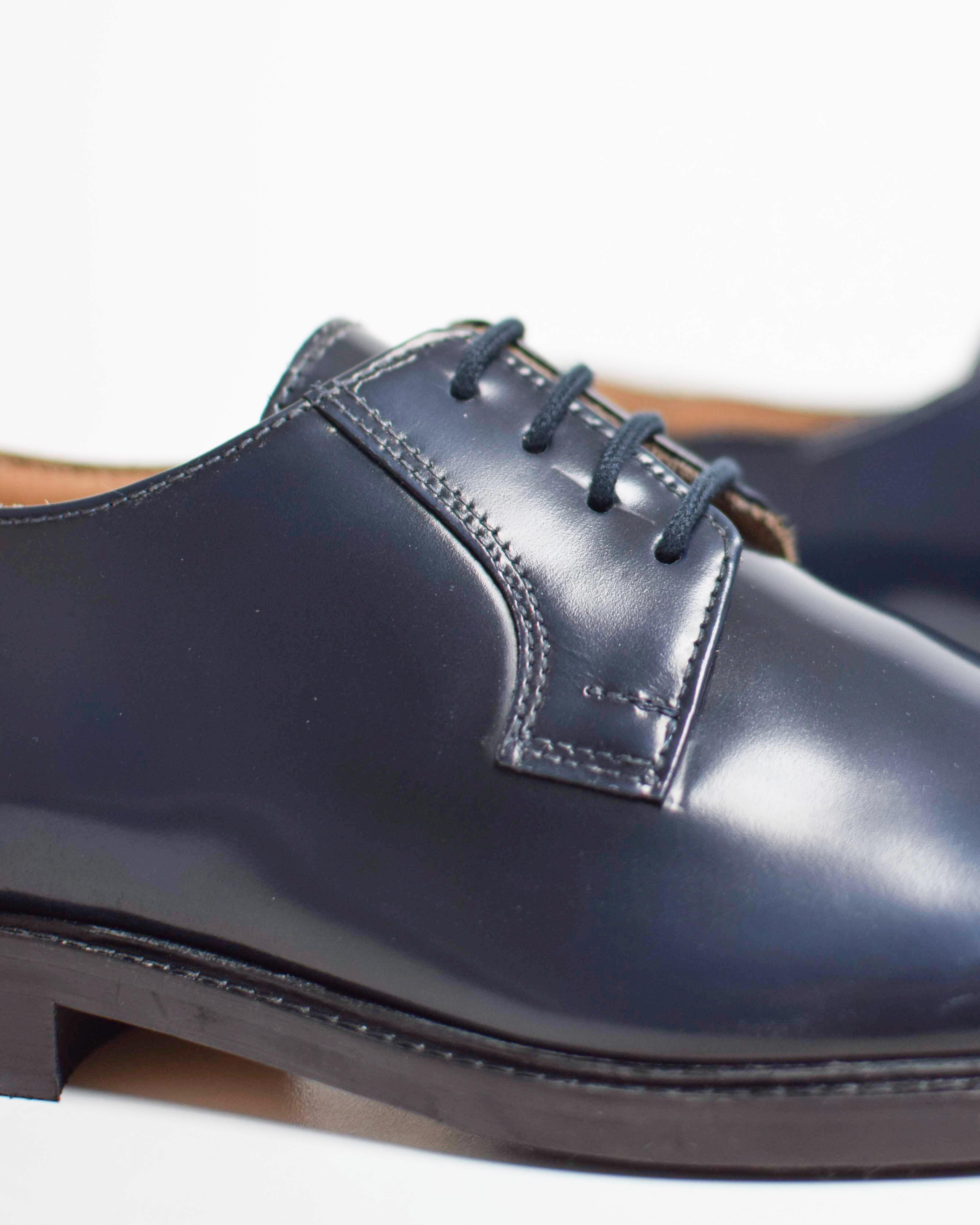 Leather derby lace-ups